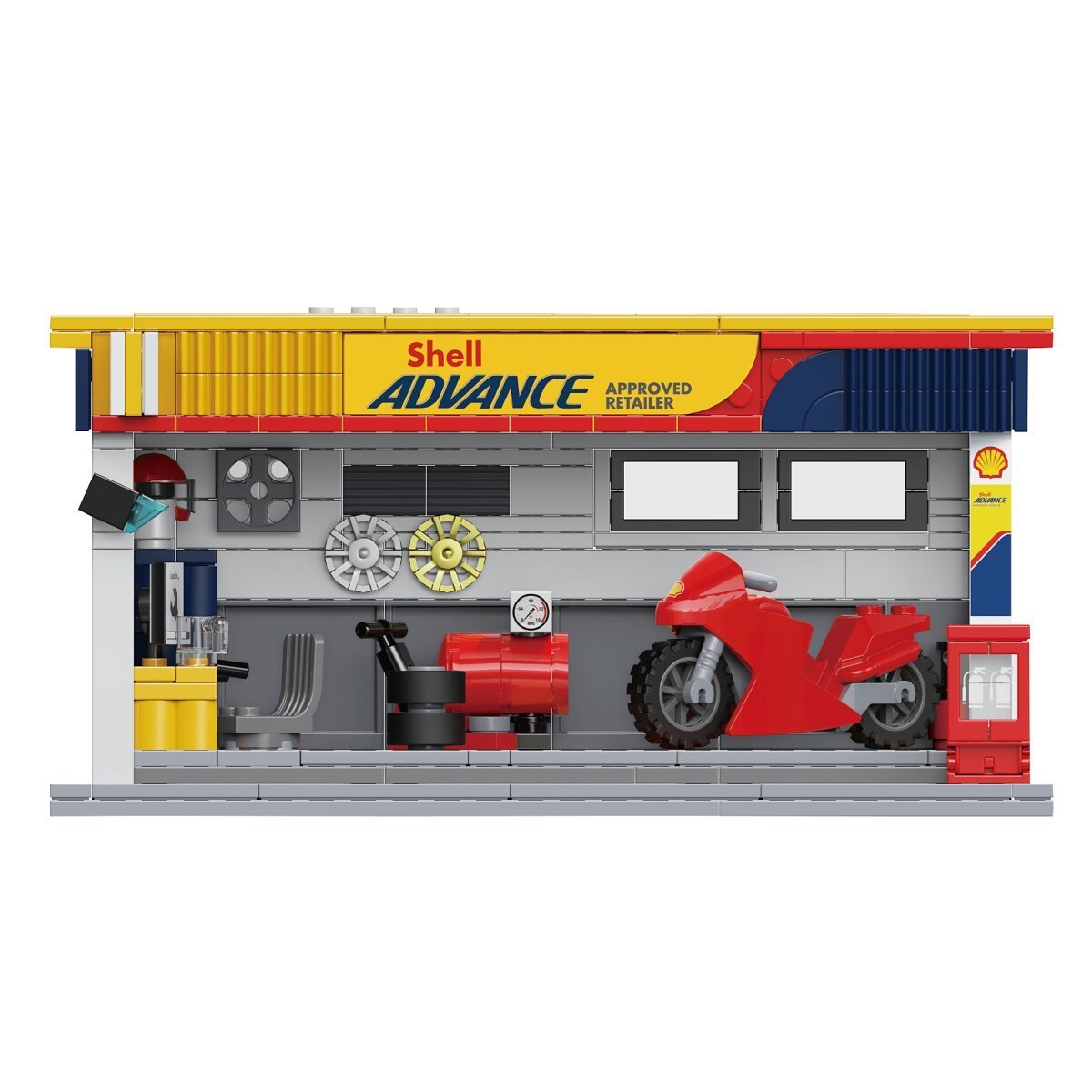 JAMARA CaDA Shell Service-Station 1:30 Bricks ab 8 Jahren JAMARA CaDA Shell Service-Station 1:30 Bricks ab 8 Jahren