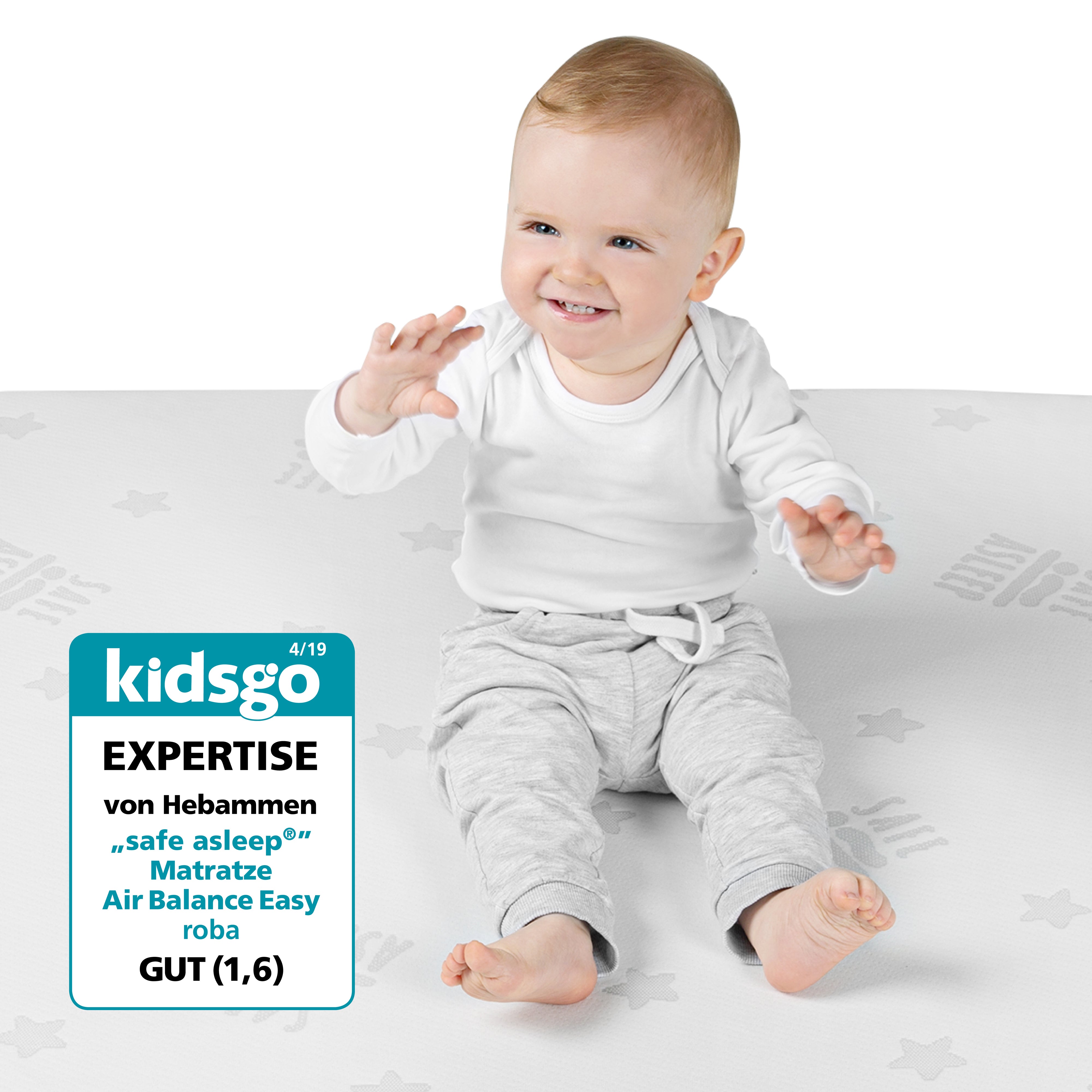 Roba 213091WE Matratze COMFORT AIR 60x120 cm weiß – Matratzen - Produktbild 2