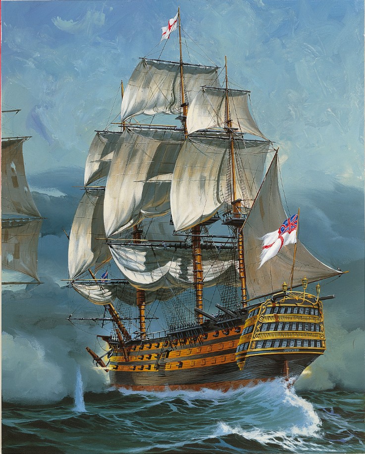 Revell 05408 H.M.S. Victory - Legendäres Flaggschiff im Maßstab 1:225 Boot, Segelboot, Fahrzeug, Kunst, Malerei