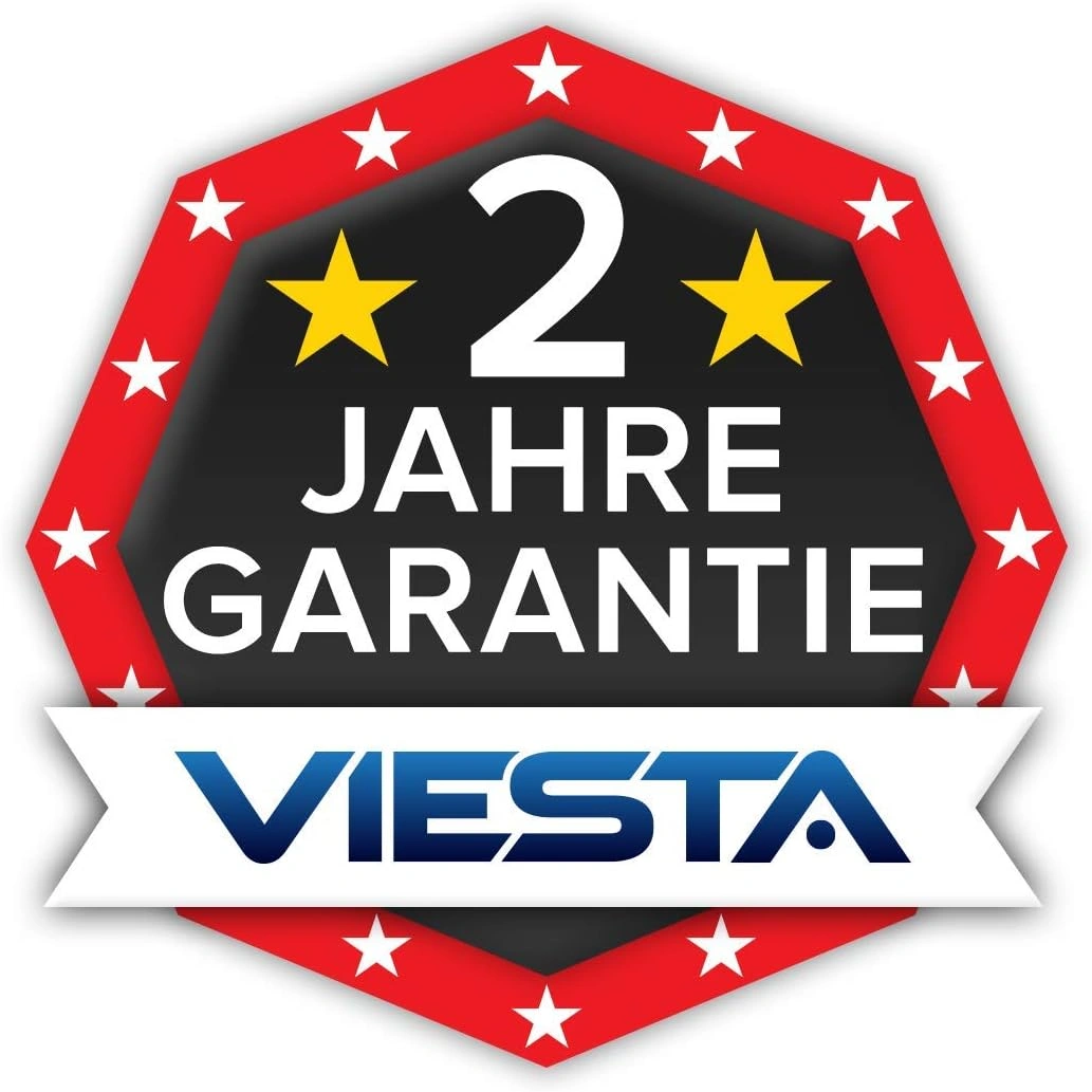 VIESTA® H450GW Infrarotheizung Glas Wandheizung 450 W – Infrarot Heizpaneel für Wandmontage, Weiß