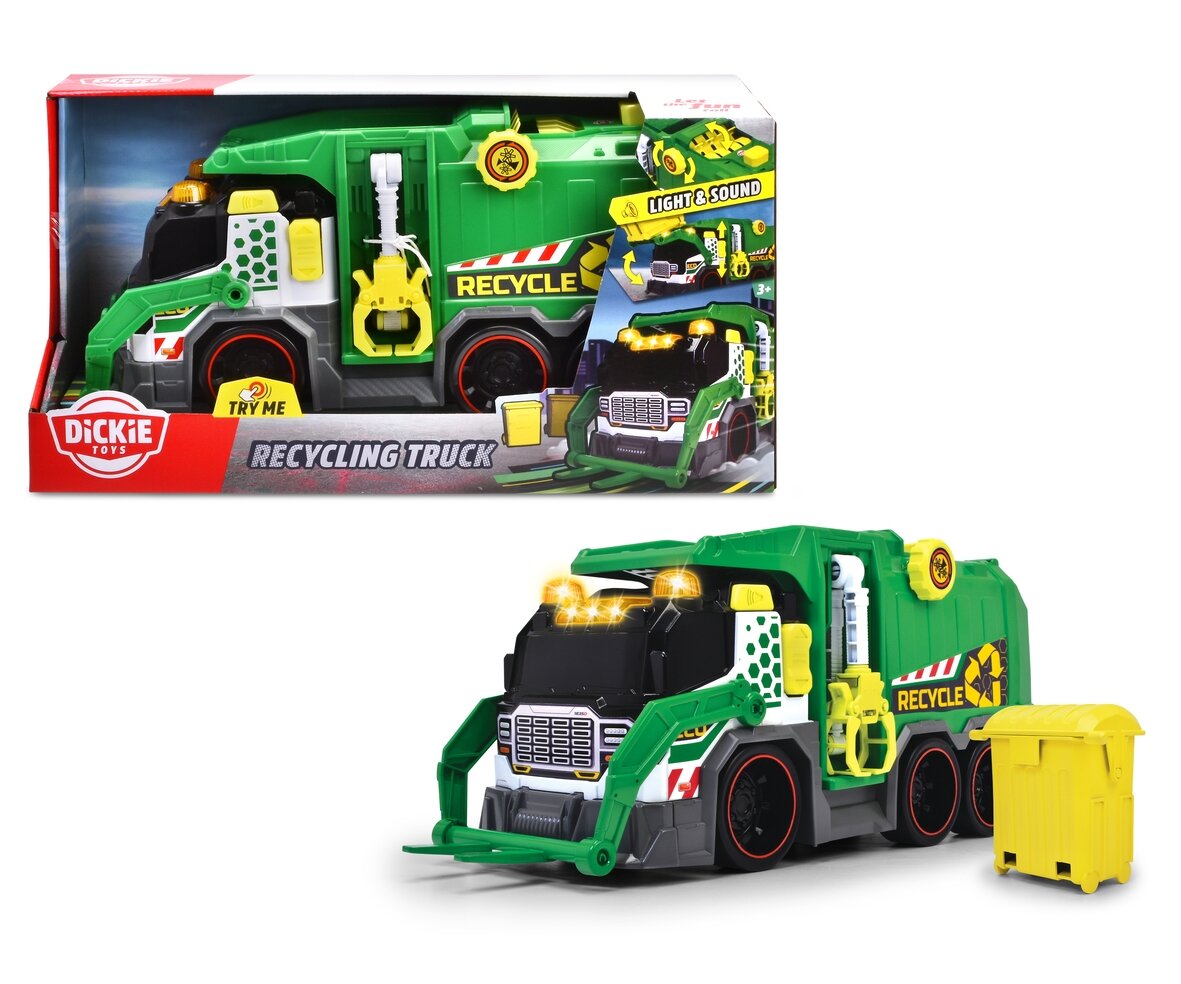 Dickie Toys Recycling Truck 203307001 Dickie, Toys, Recycling, Truck, 203307001, Maschine, Rad, Spielzeug