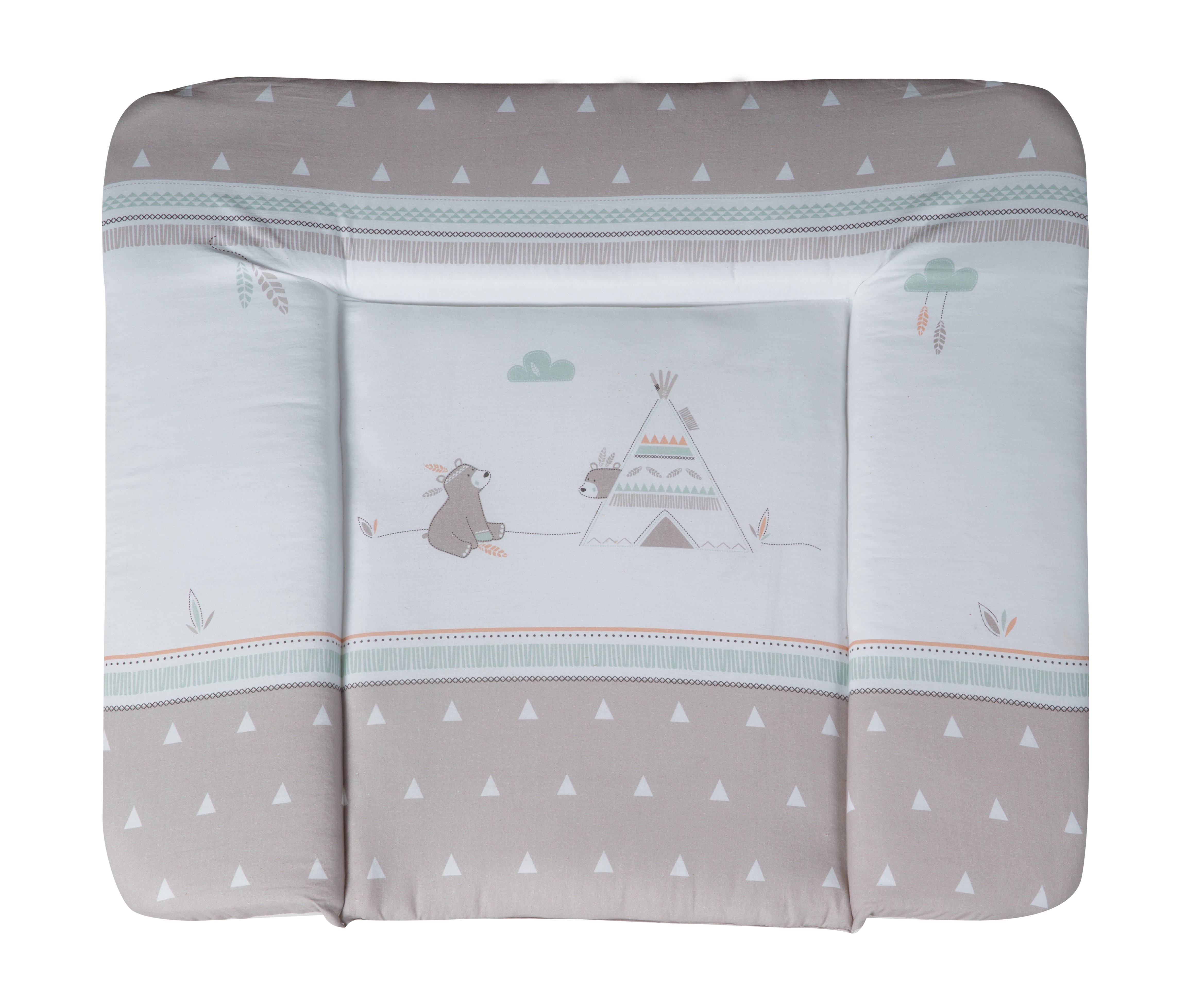 Roba 308017S198 Wickelauflage soft Indibär beige – Wickelauflagen - beige - Wickelauflagen - Produktbild 1