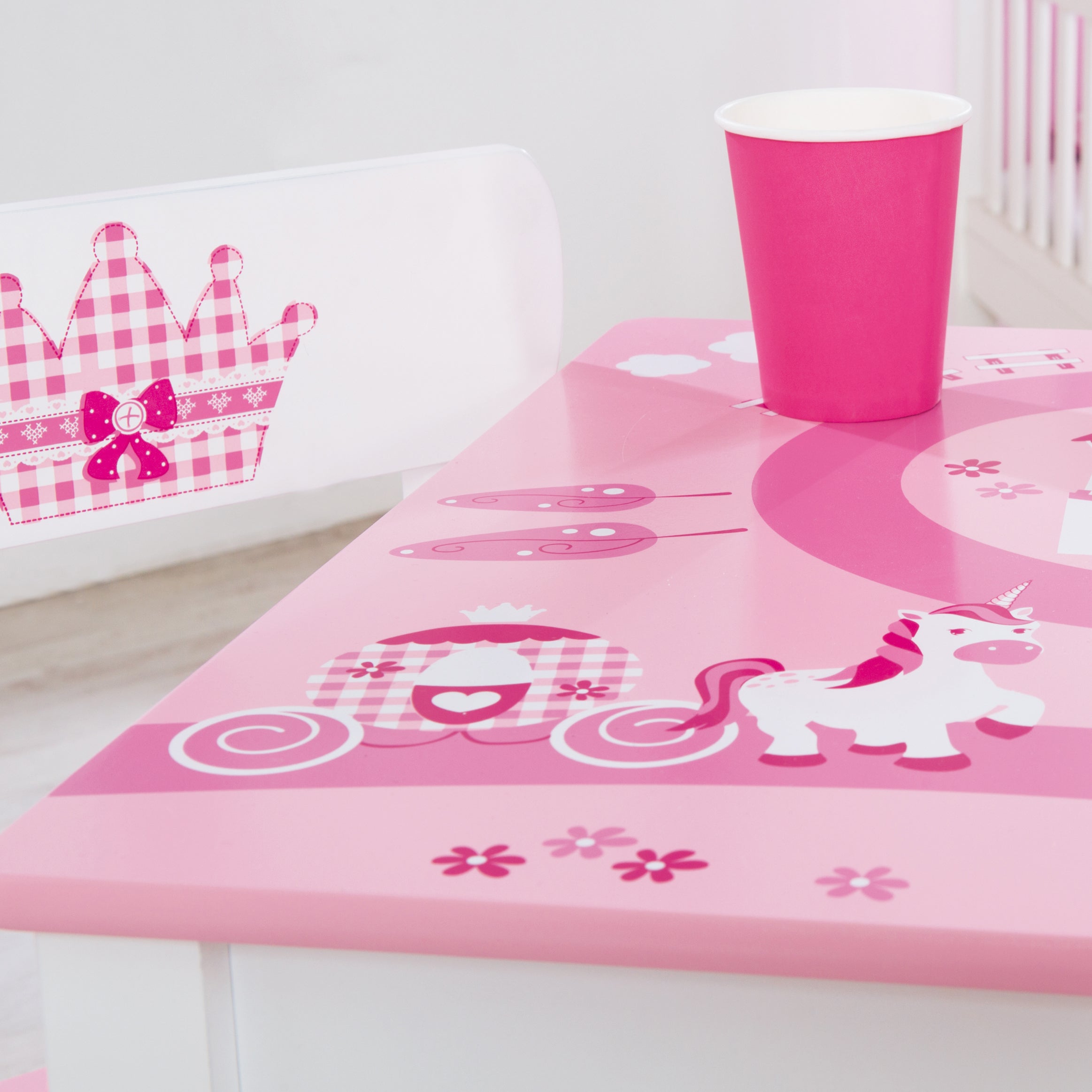 Roba 450018D332 Kindersitzgruppe Krone rosa – Spielmöbel - Bild 2 Roba 450018D332 Kindersitzgruppe Krone rosa – Spielmöbel - Produktbild 2