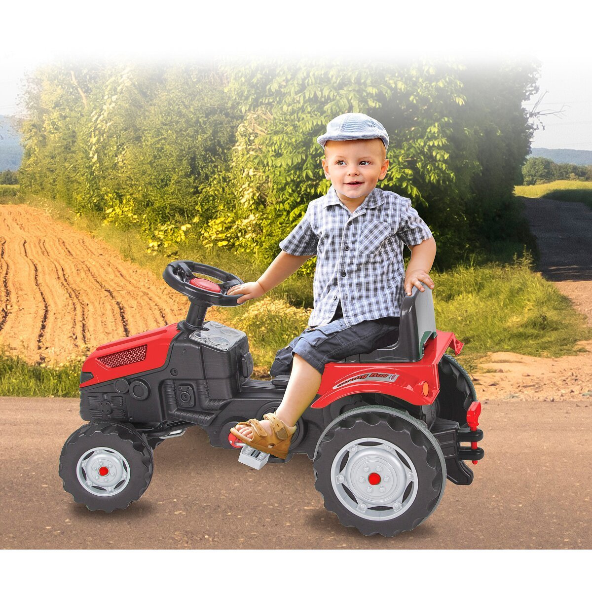 JAMARA Trettraktor Strong Bull rot ab 3 Jahren JAMARA Trettraktor Strong Bull rot ab 3 Jahren