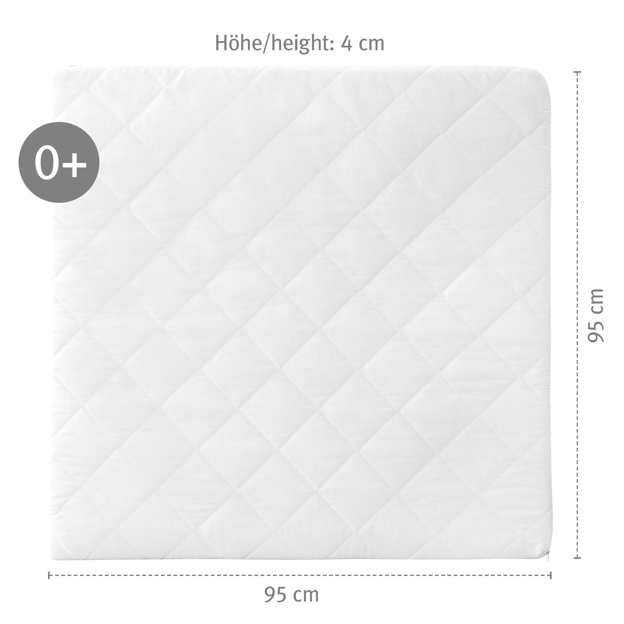 Roba 0309W Laufgittermatratze, quadratisch weiß – Matratzen - Bild 10 Roba 0309W Laufgittermatratze, quadratisch weiß – Matratzen - Produktbild 10