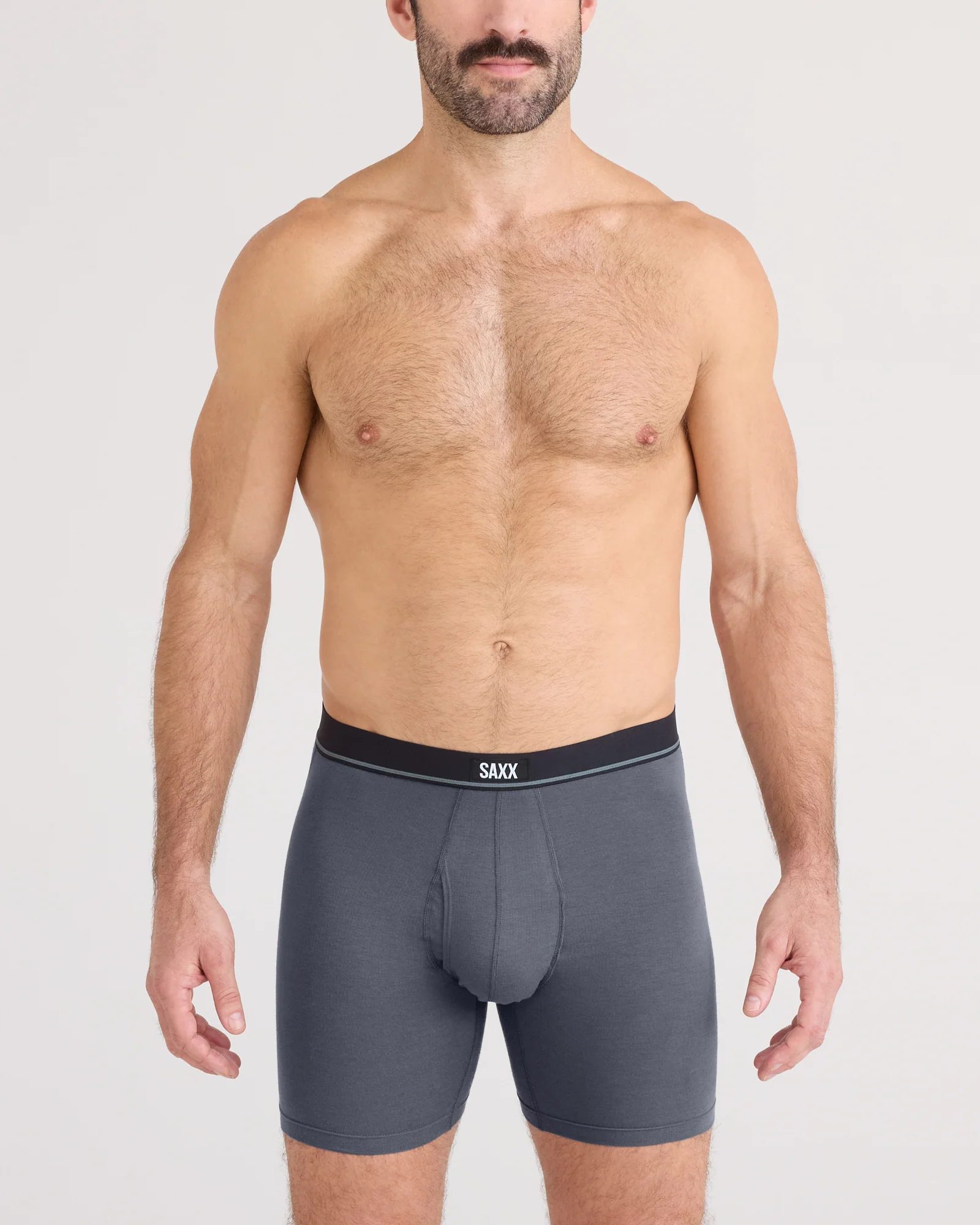 SAXX Boxershort Essential Cotton - Grau - Bild 2 SAXX Boxershort Essential Cotton - Grau - Bild 2
