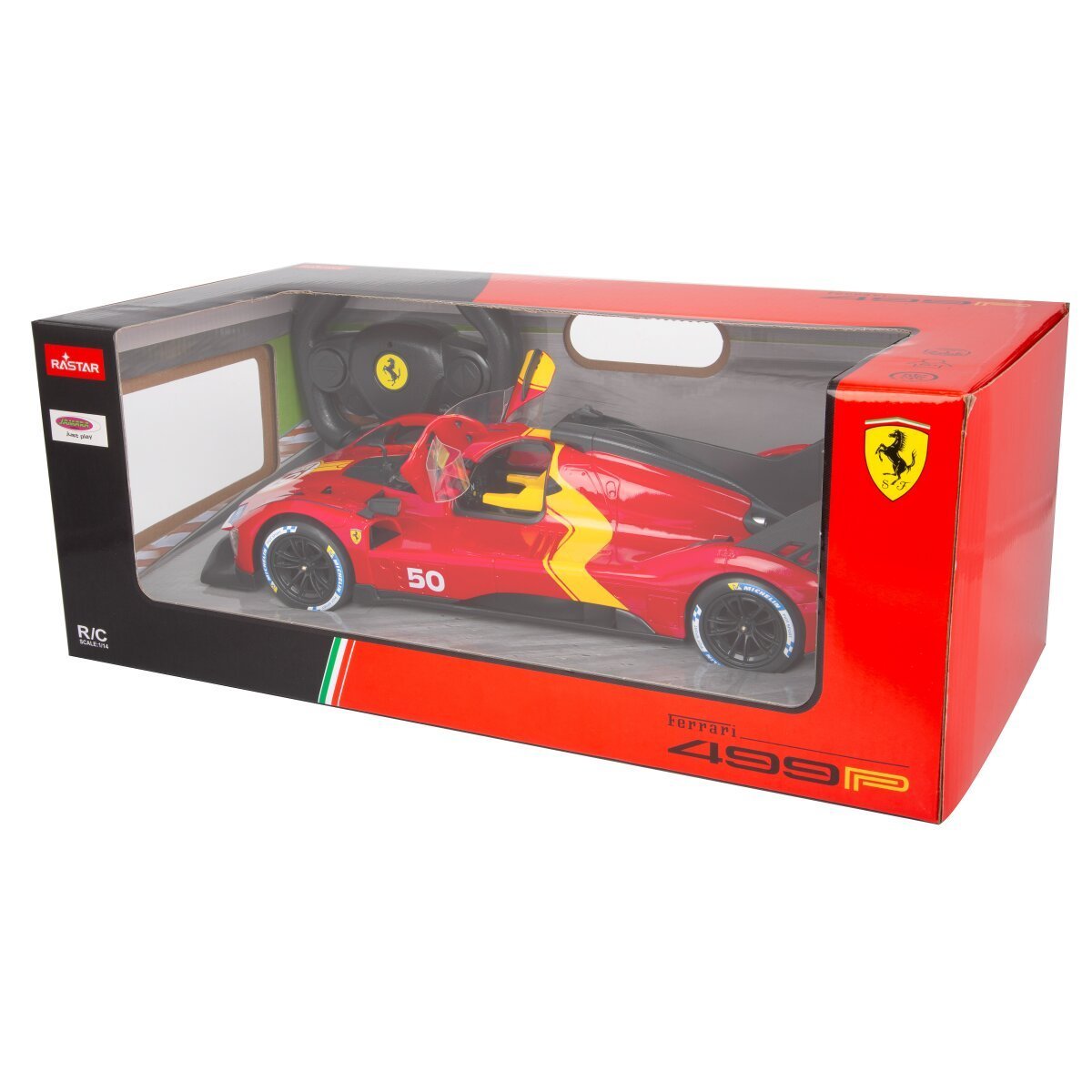 JAMARA Ferrari 499P 1:14 rot 2,4GHz Tür manuell ab 6 Jahren JAMARA Ferrari 499P 1:14 rot 2,4GHz Tür manuell ab 6 Jahren