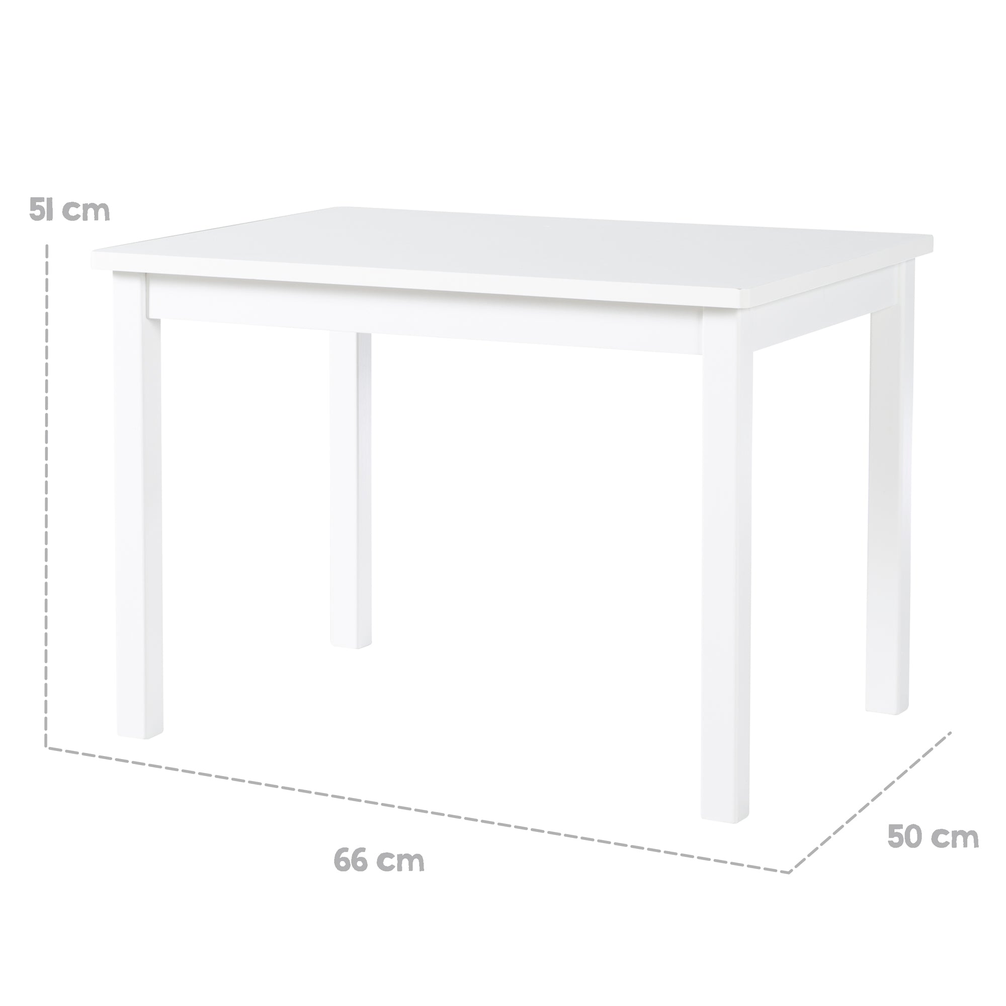 Roba 50825 Kindertisch weiß – Spielmöbel - Bild 3 Roba 50825 Kindertisch weiß – Spielmöbel - Produktbild 3