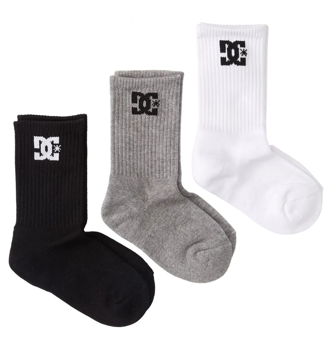 DC - Crew-Socken für Männer Schwarz