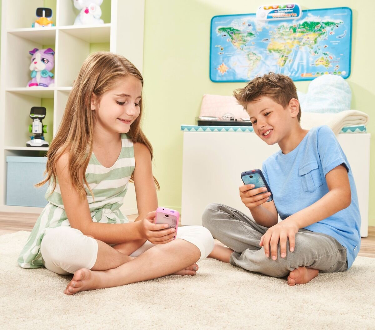 VTech KidiZoom Snap Touch Kinder-Smartphone mit Kamera ab 6 Jahren VTech KidiZoom Snap Touch in Schwarz, Kinderkamera mit 2 MP Dual-Kamera, 2,4 Touch-Display, Bluetooth, Foto- & Videoeffekte, 6 Spiele, Akku, microSD-Slot, ab 6 J.,