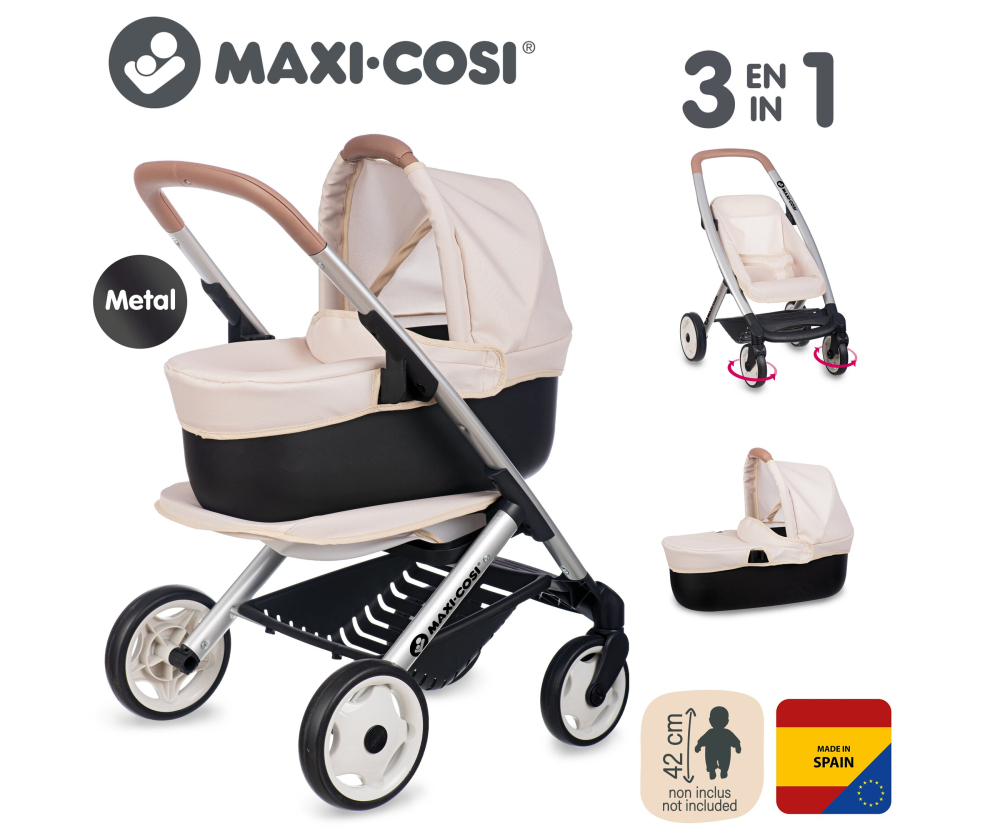 Smoby Smoby Maxi-Cosi Puppenwagen 3-in-1