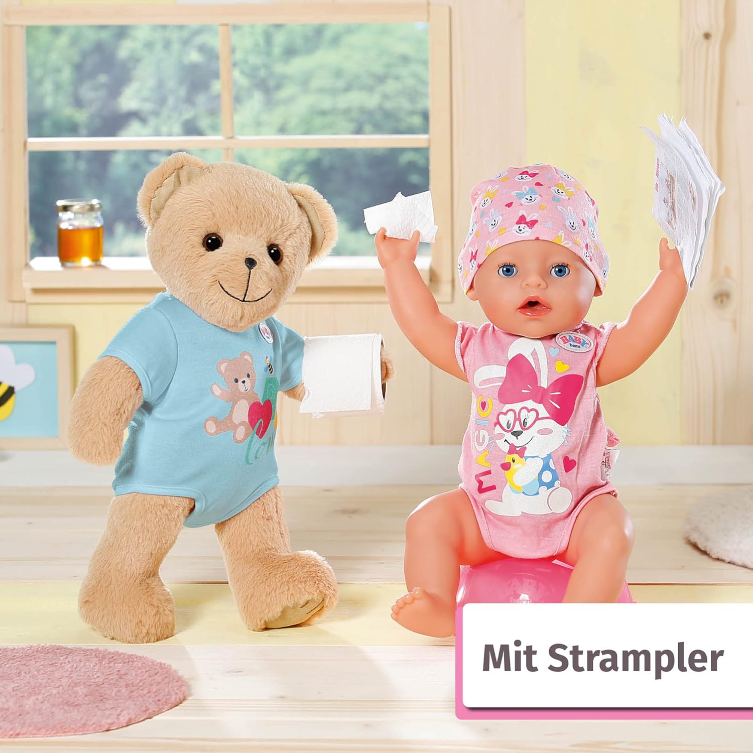 Baby, Person, Hut, Teddybär, Spielzeug