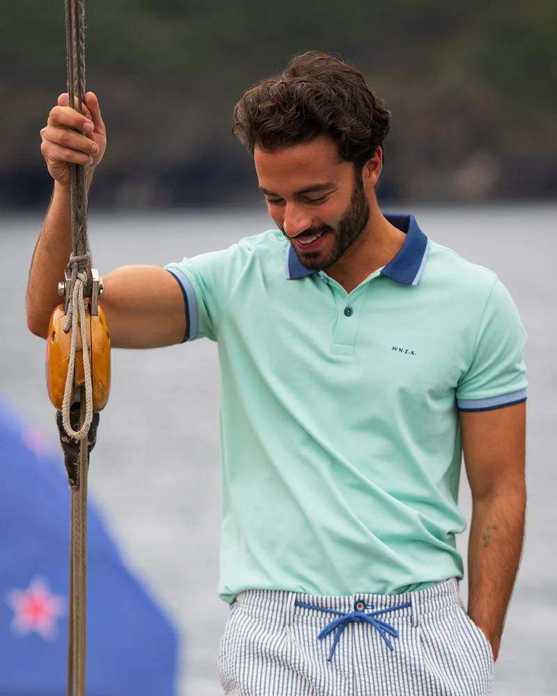 NZA 26CN131PL/M Poloshirt - Mint - M NZA 26CN131PL/M Poloshirt - Mint - M