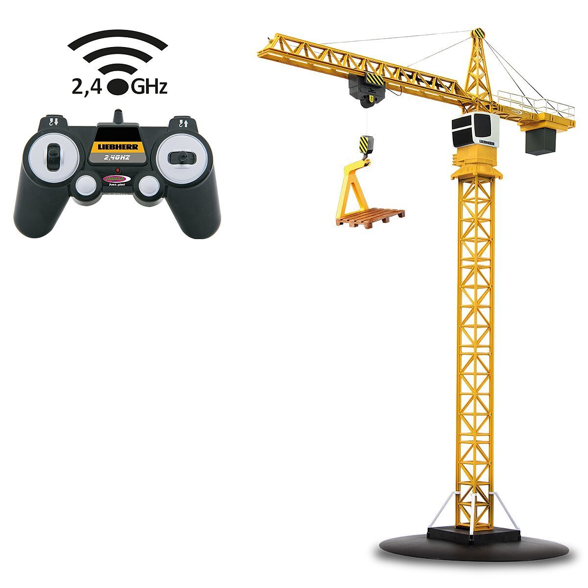 JAMARA Turmdrehkran Liebherr 2,4GHz ab 6 Jahren JAMARA Turmdrehkran Liebherr 2,4GHz ab 6 Jahren