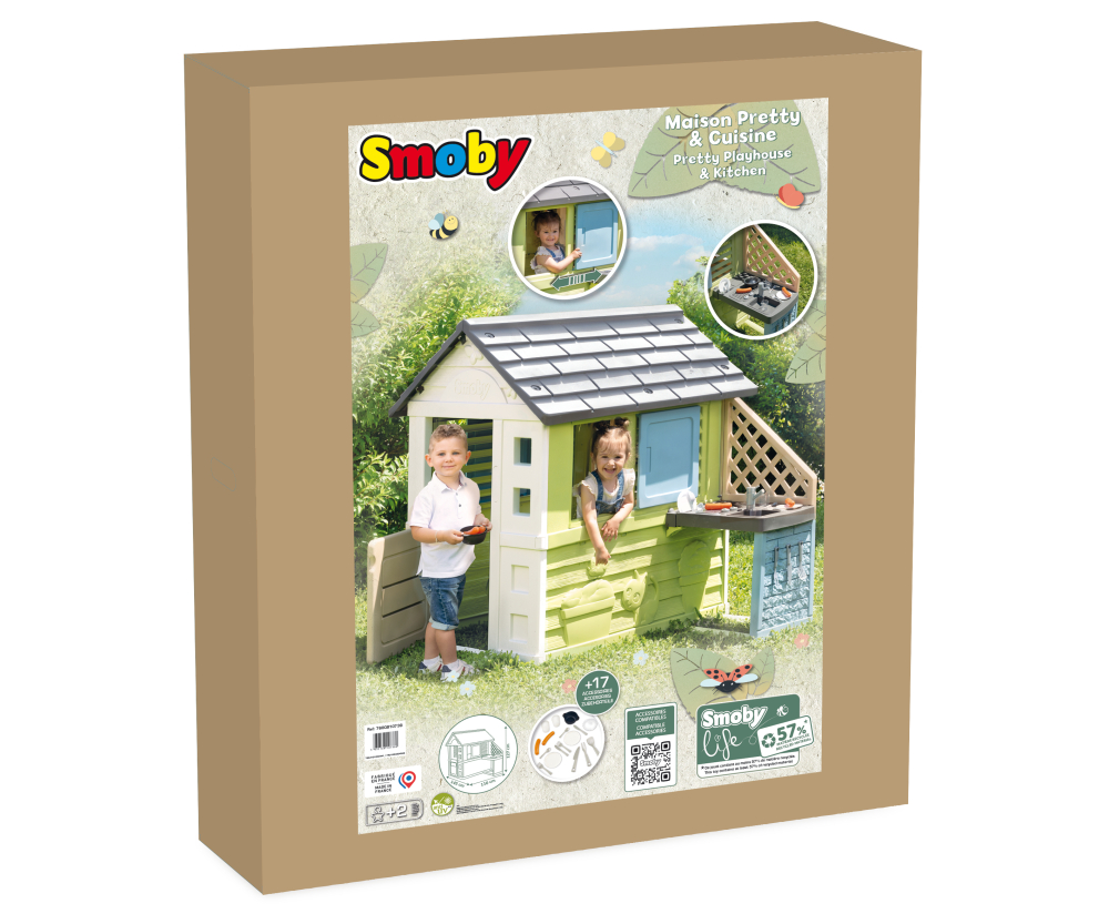 Smoby Smoby Life Spielhaus Pretty mit Küche
