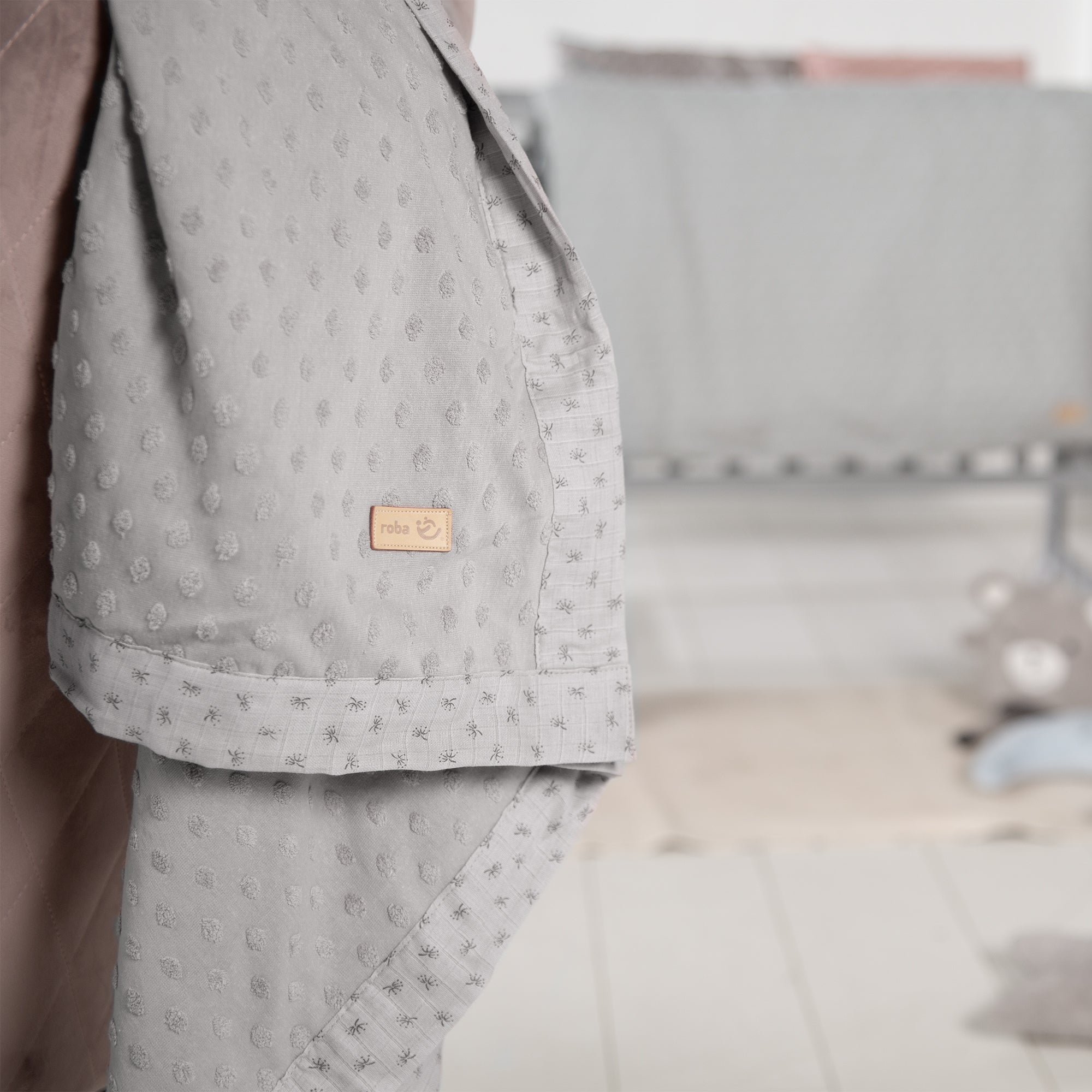 Roba 306111G227 Babydecke Lil Planet grau hellgrau – Heim Textilien - Produktbild 6