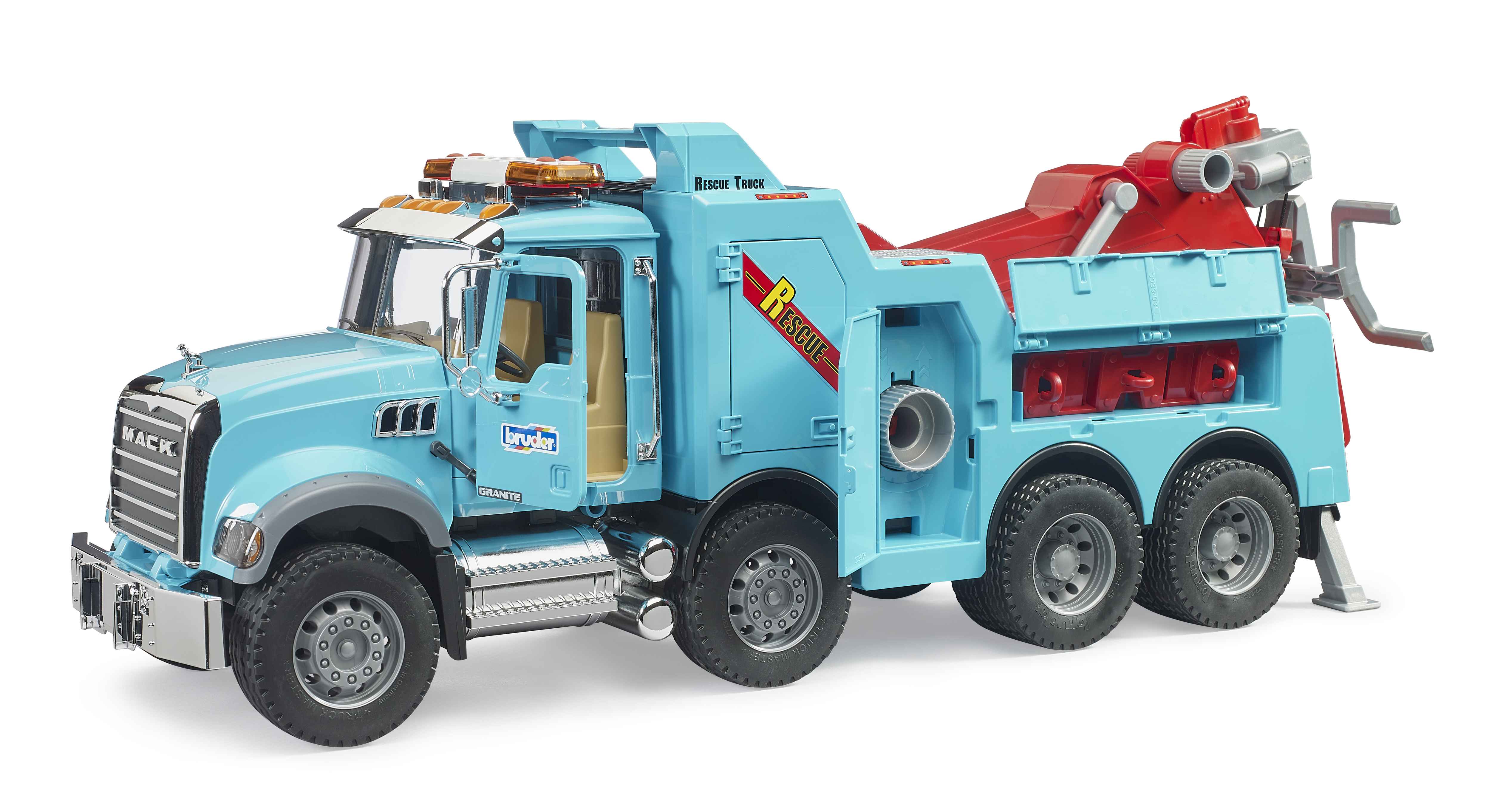 BRUDER 02831 - MACK Granite Berge- und Abschlepp- LKW mit L mit S Modul - Bild 2 BRUDER 02831 - MACK Granite Berge- und Abschlepp- LKW mit L mit S Modul - Bild 2