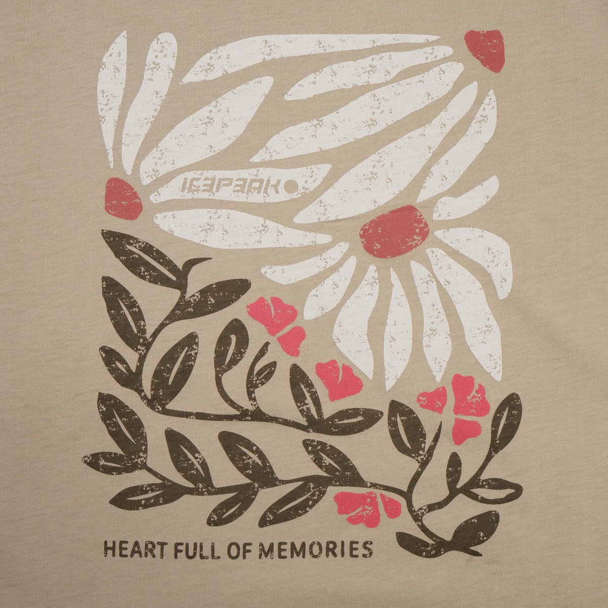 ICEPEAK 954729689I BELCHER T-Shirt Damen Beige Gr. XL