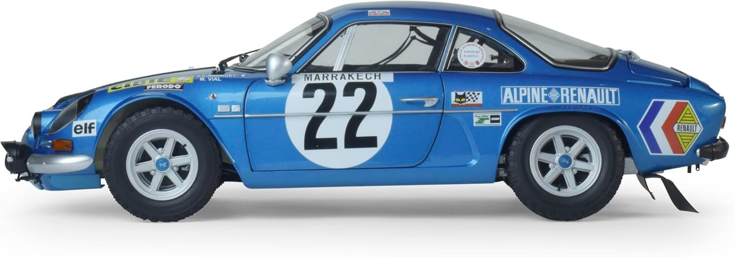 IXO 520010111 Renault Alpine A110 Rally - Premium Modellbausatz 1:8 Auto, Fahrzeug, Rad, Leichtmetallrad, Sportwagen