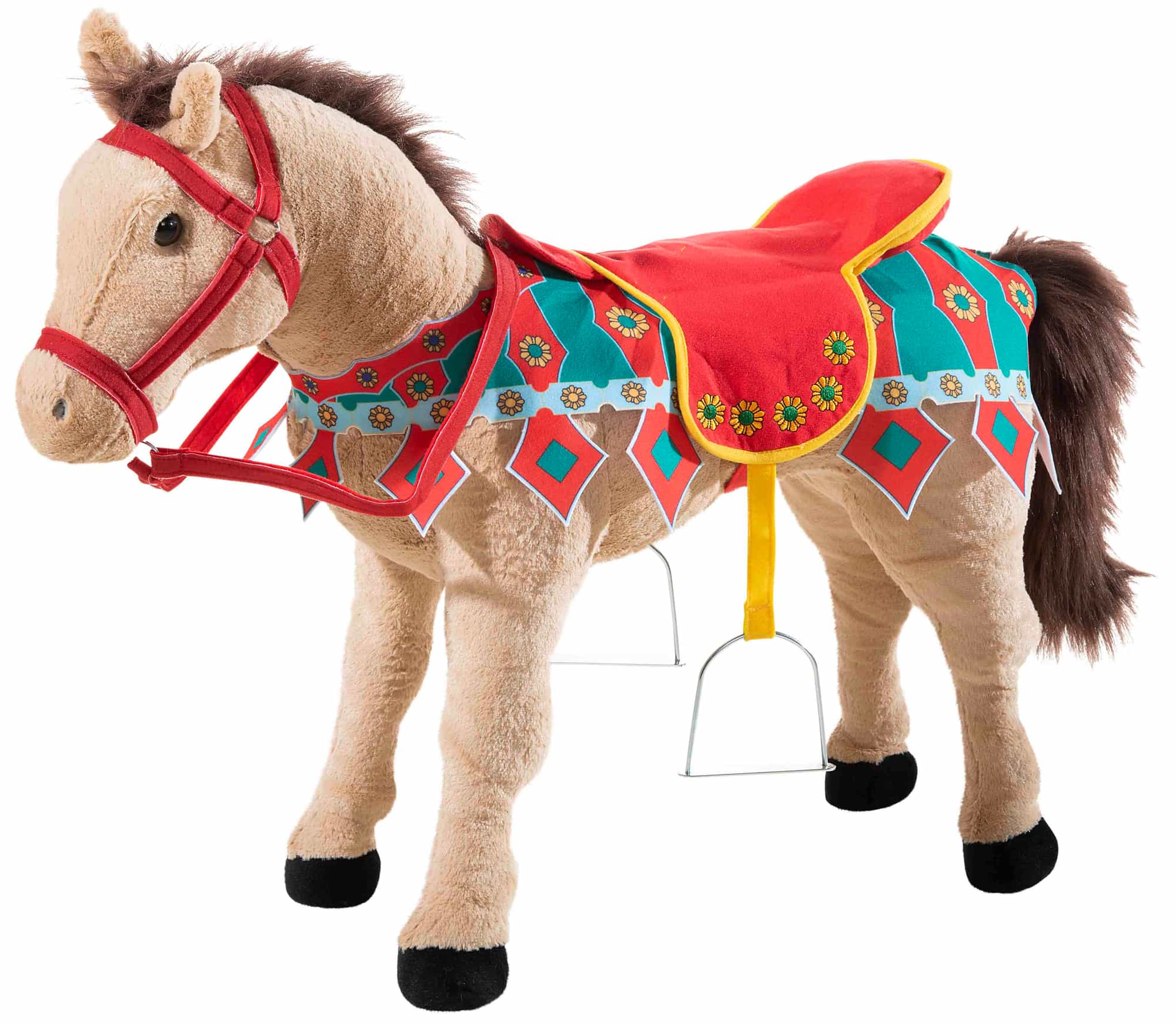 KARUSSELPFERD beige mit Sound