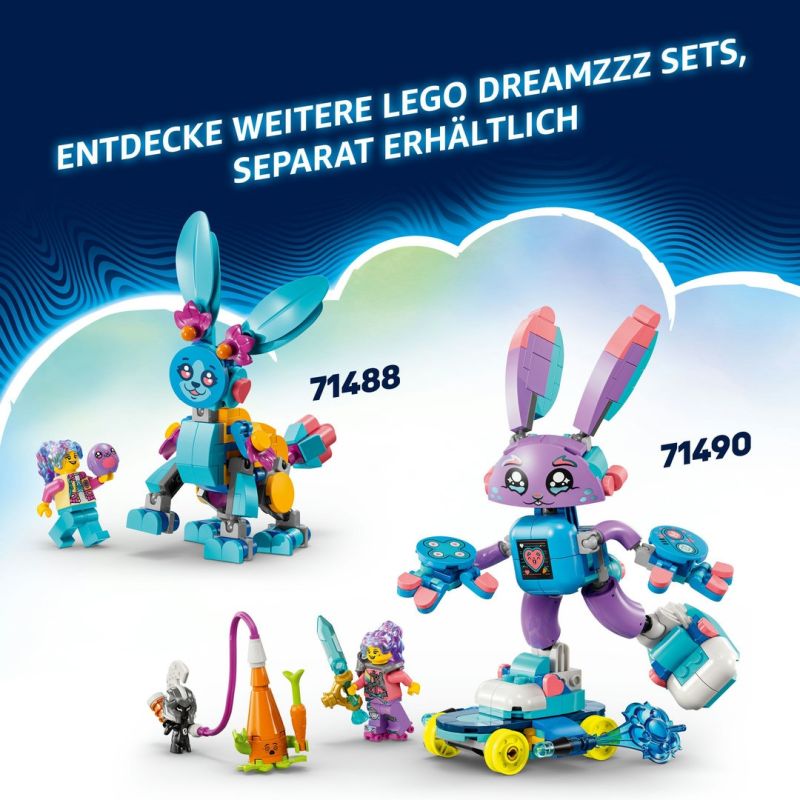 LEGO® DREAMZzz™ 71490 Izzie und Bunchurro der Gaming-Hase