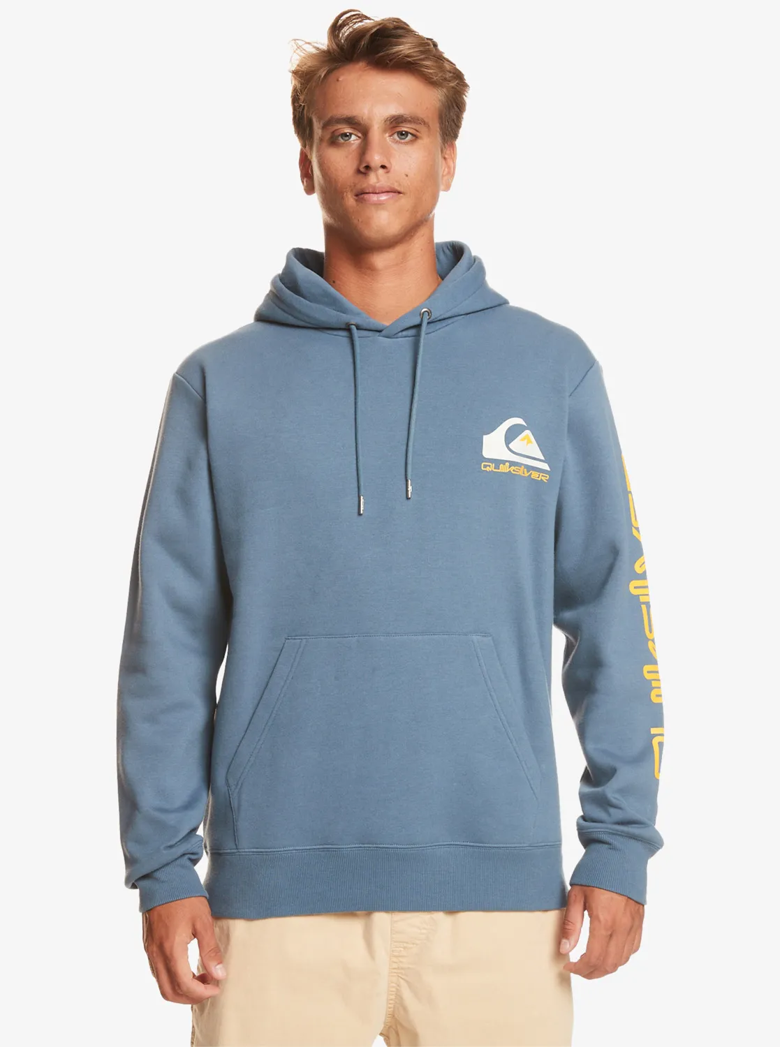 Quiksilver, Omni, Logo, Kapuzenpulli, für, Männer, Denim