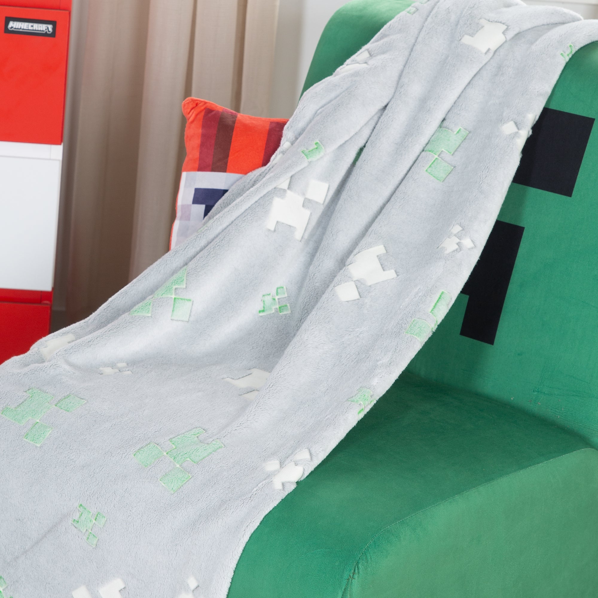 Roba 687140MC KUSCHELDECKE GLOW-IN-THE-DARK, GRAU - Produktbild 5