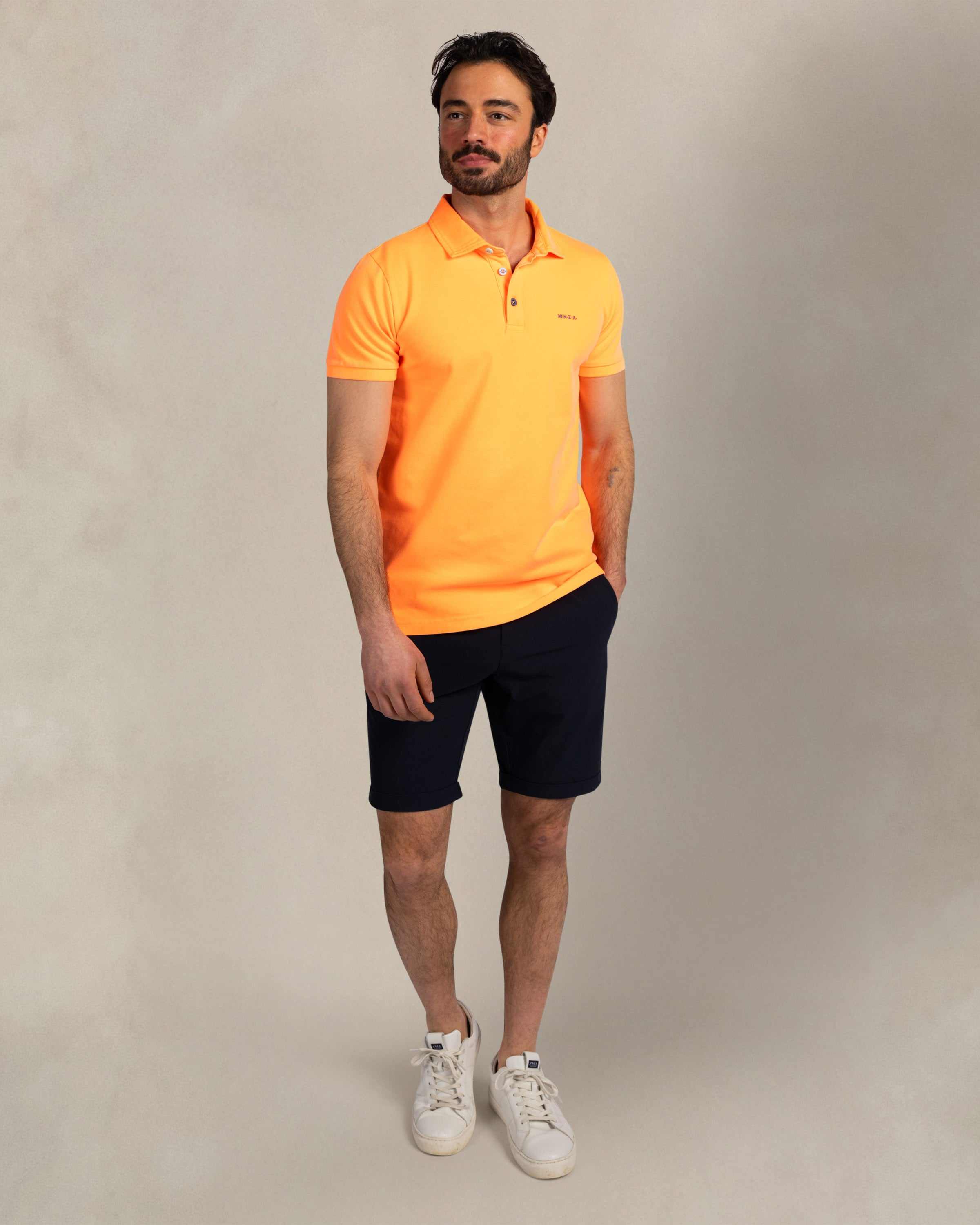 NZA 26CN150FM Poloshirt - Orange - Bild 3 NZA 26CN150FM Poloshirt - Orange - Bild 3