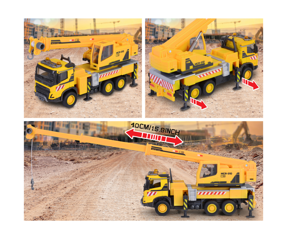 Majorette Volvo FH16 Truck + Wheel Loader