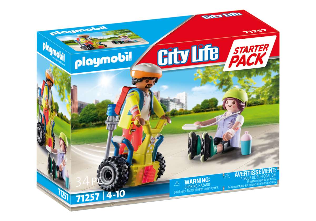 PLAYMOBIL 71257 Starter Pack Rettung mit Balance-Racer PLAYMOBIL, 71257, Starter, Pack, Rettung, mit, Balance-Racer, Kart, Fahrzeug, Person, Rad, Helm