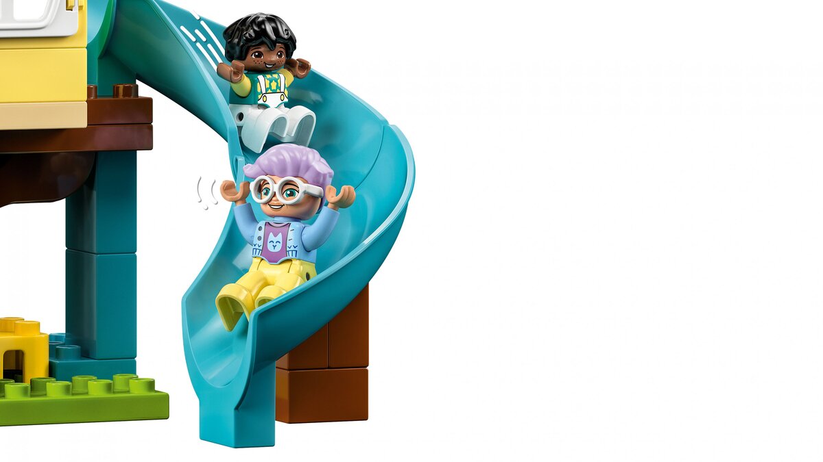 LEGO® DUPLO® 3-in-1-Baumhaus 10993 Rutsche, Spielzeug, Baby, Person, Gesicht