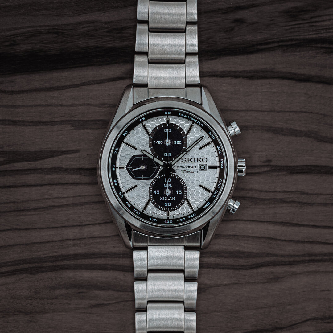 Seiko SSC769P1 Konzeptionelle Serie, Solar Chronograph (Solar) Armbanduhr, Arm, Körperteil, Person