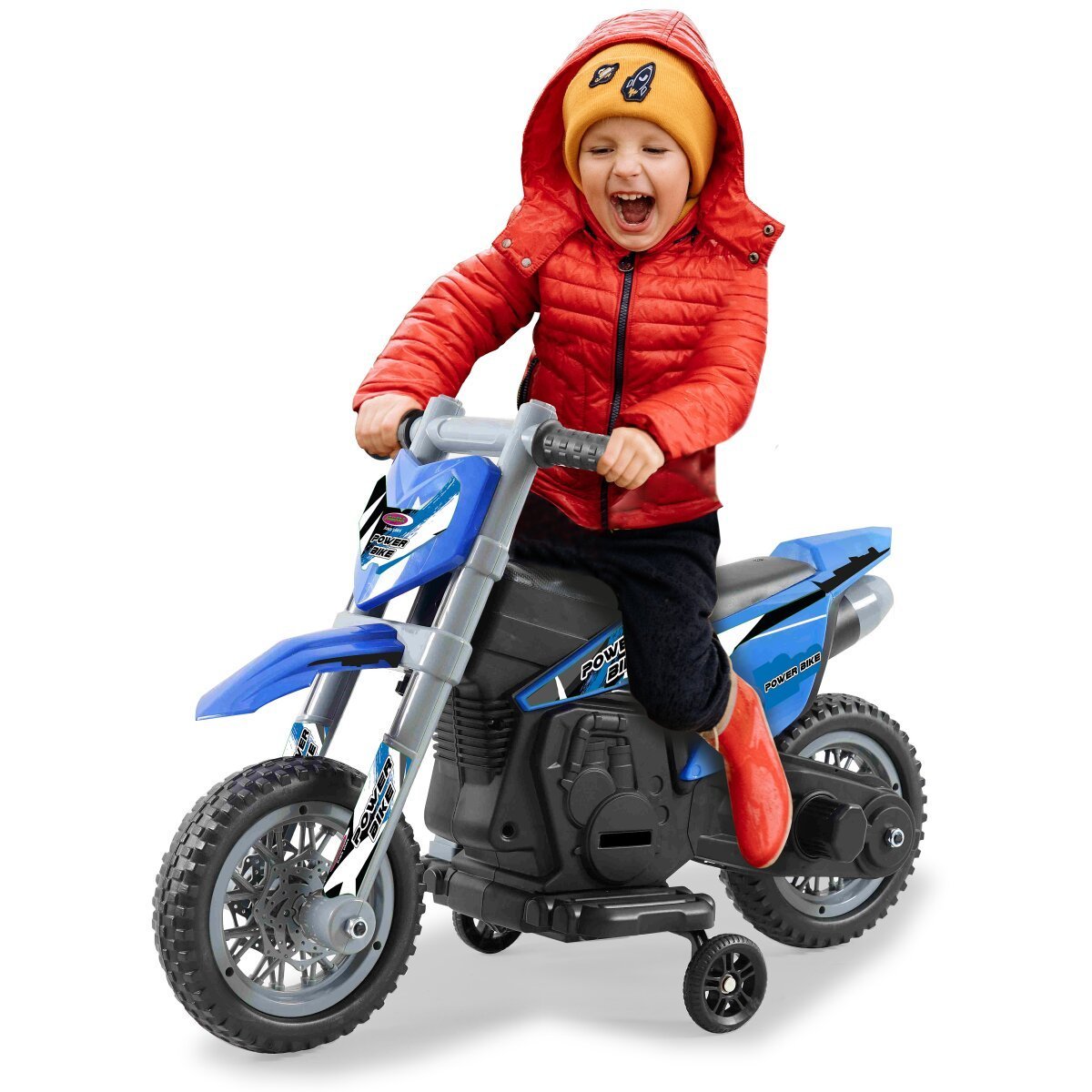 JAMARA Ride-on Motorrad Power Bike blau 6V ab 24 Monaten