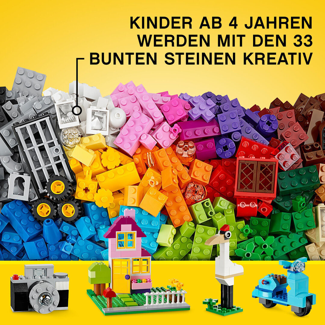LEGO® Classic Große Bausteine-Box 10698 Spielzeug, Kamera, Elektronik, Maschine, Rad