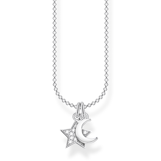 Thomas Sabo Kette Stern Und Mond Länge 45 Cm Ke2068-051-14 Thomas, Sabo, Kette, Stern, Und, Mond, Länge, 45, Cm, Ke2068-051-14, Zubehor, Schmuck, Halskette, Anhänger, Diamant