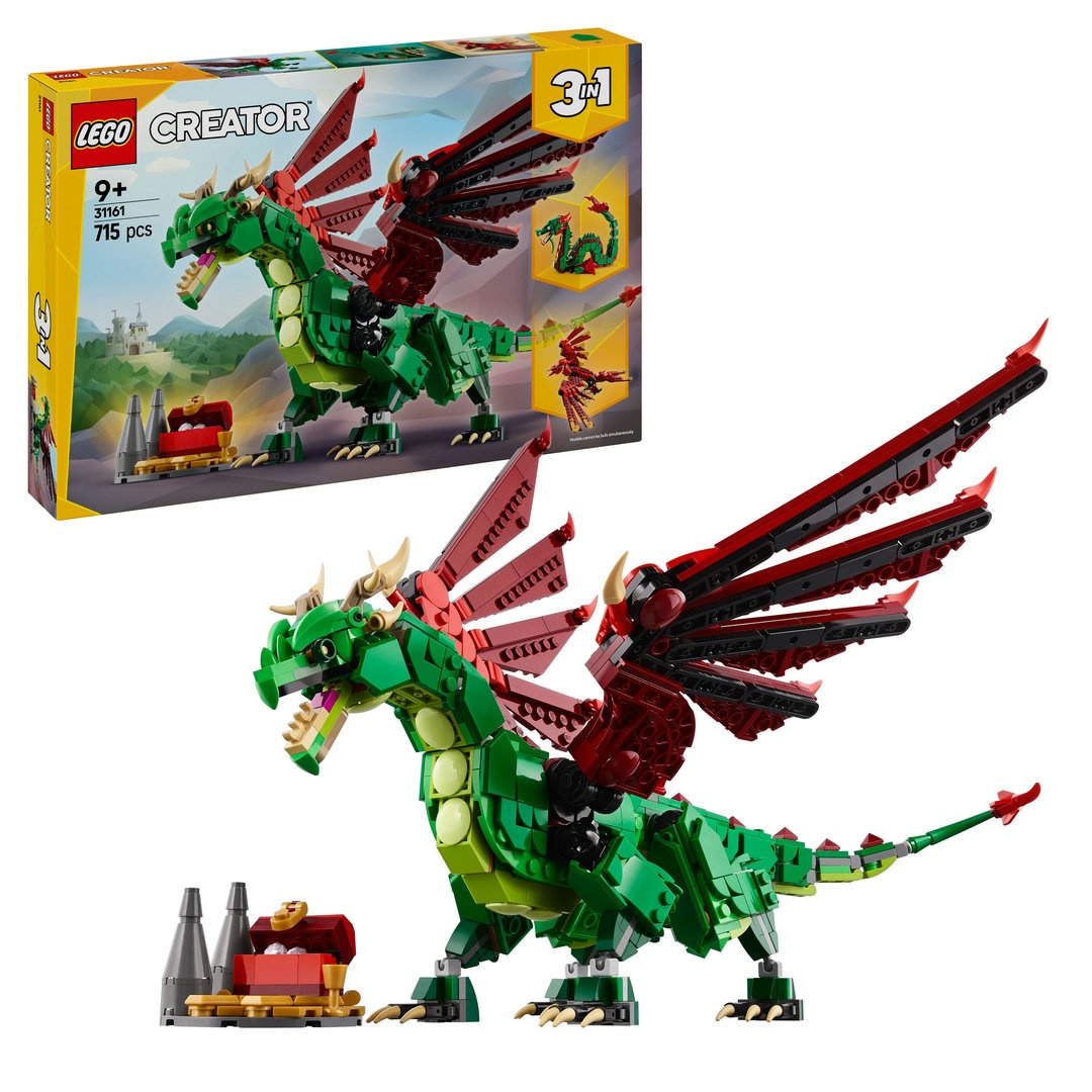 LEGO, Creator, 31161, Grüner, Drache LEGO Creator 31161 Grüner Drache