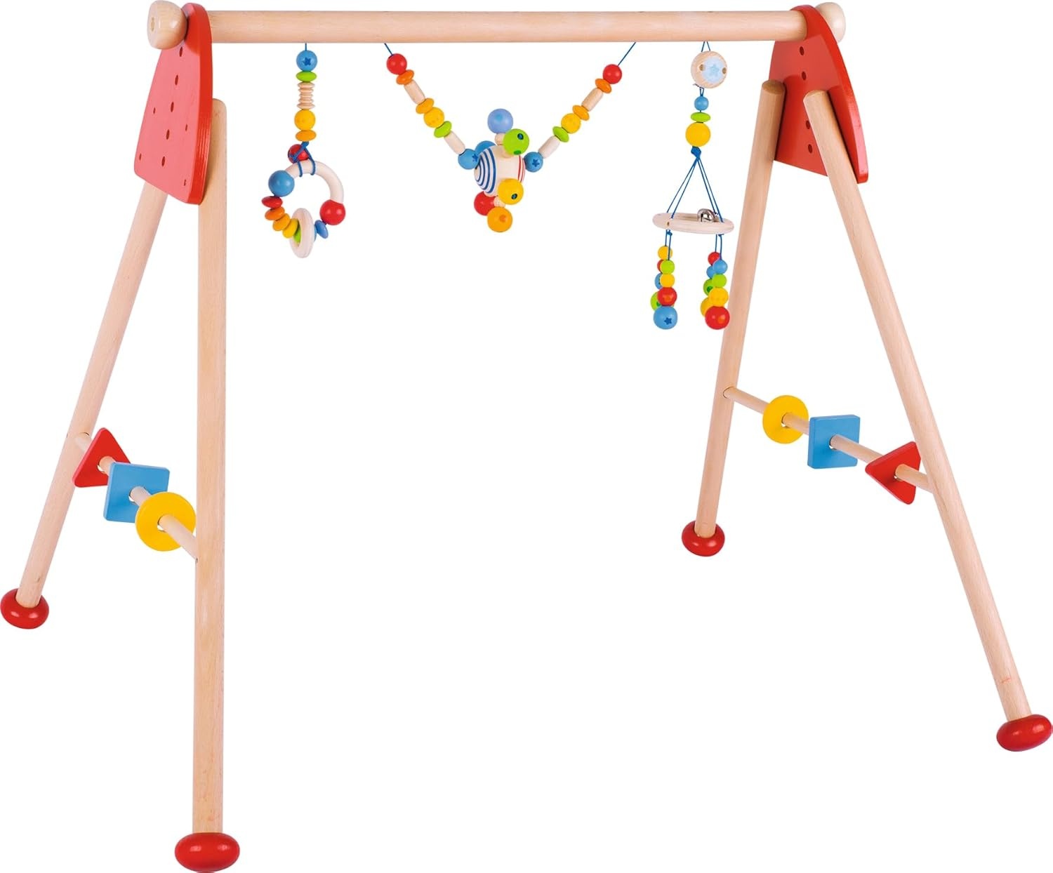 GOKI 65319 Baby-Fit Regenbogen Greif- und Spieltrainer. höhenverstellbar Spielzeug