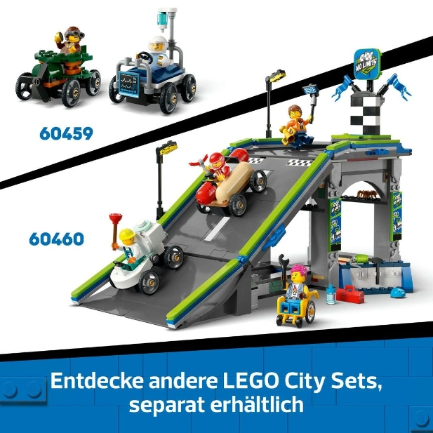 LEGO® City 60460 Keine Limits: Seifenkistenrennen mit Rampe