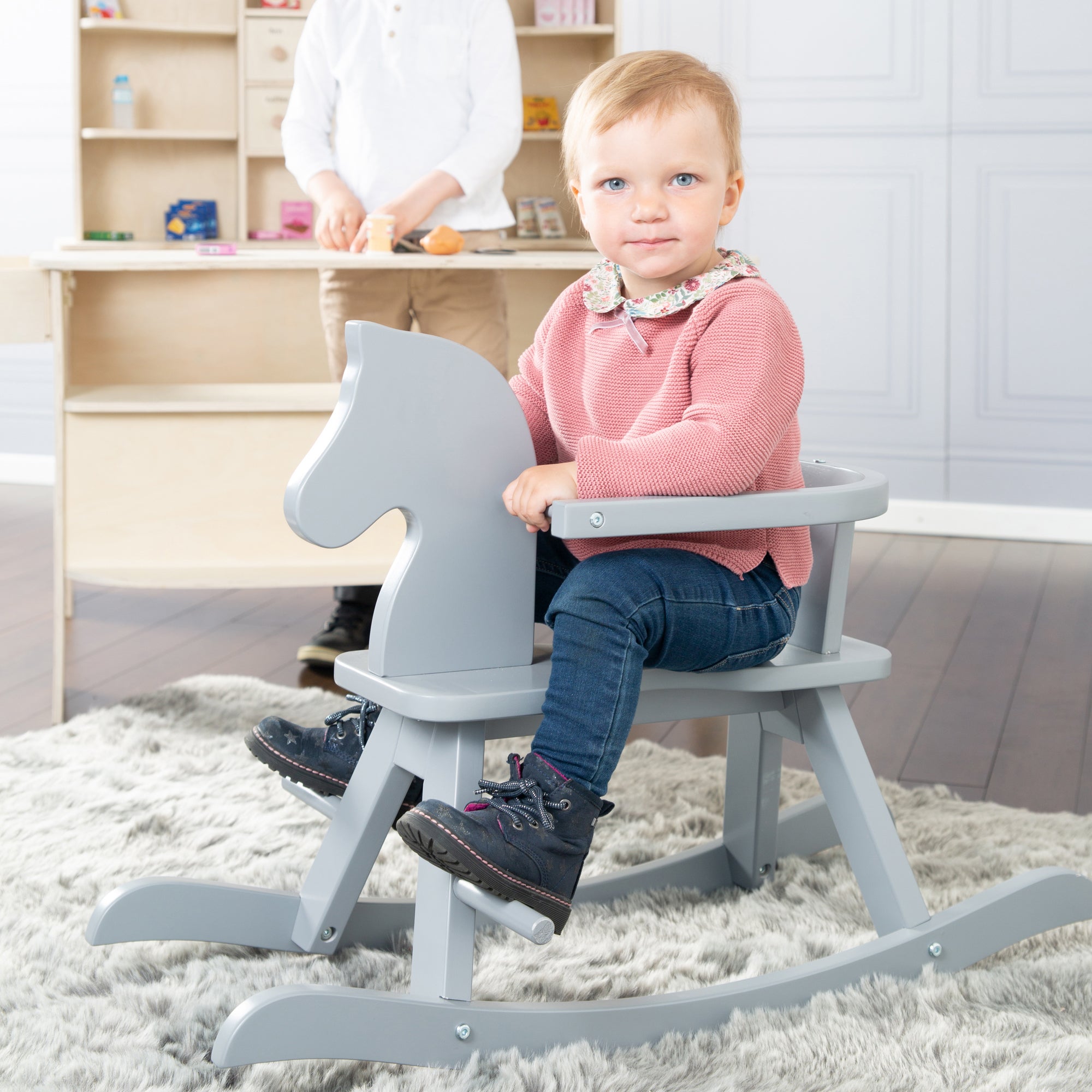 Roba 6918GA Schaukelpferd grau – Spielen & Spaß - Bild 4 Roba 6918GA Schaukelpferd grau – Spielen & Spaß - Produktbild 4