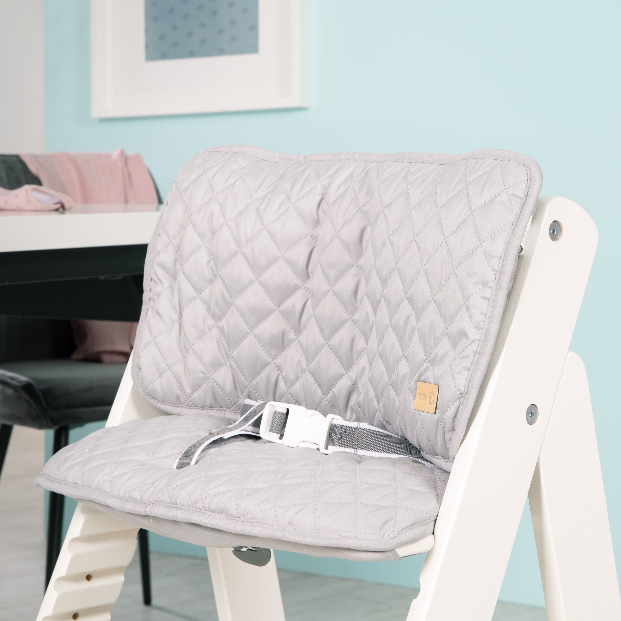 Roba 7562WV2301 Set Sit Up III + Sitzverkleinerer grau weiß – Hochstuhl - Bild 4 Roba 7562WV2301 Set Sit Up III + Sitzverkleinerer grau weiß – Hochstuhl - Produktbild 4