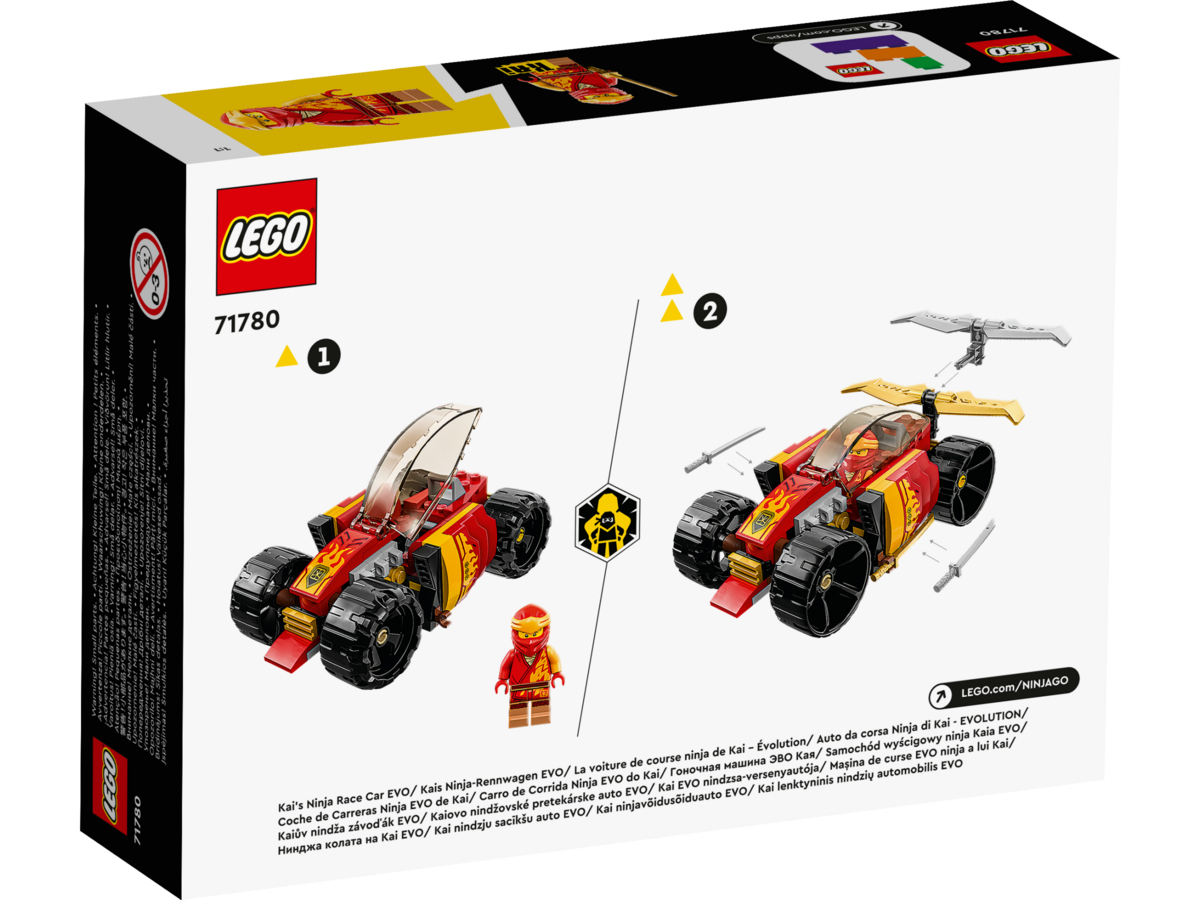 LEGO® NINJAGO® Kais Ninja-Rennwagen EVO 71780 Maschine, Rad