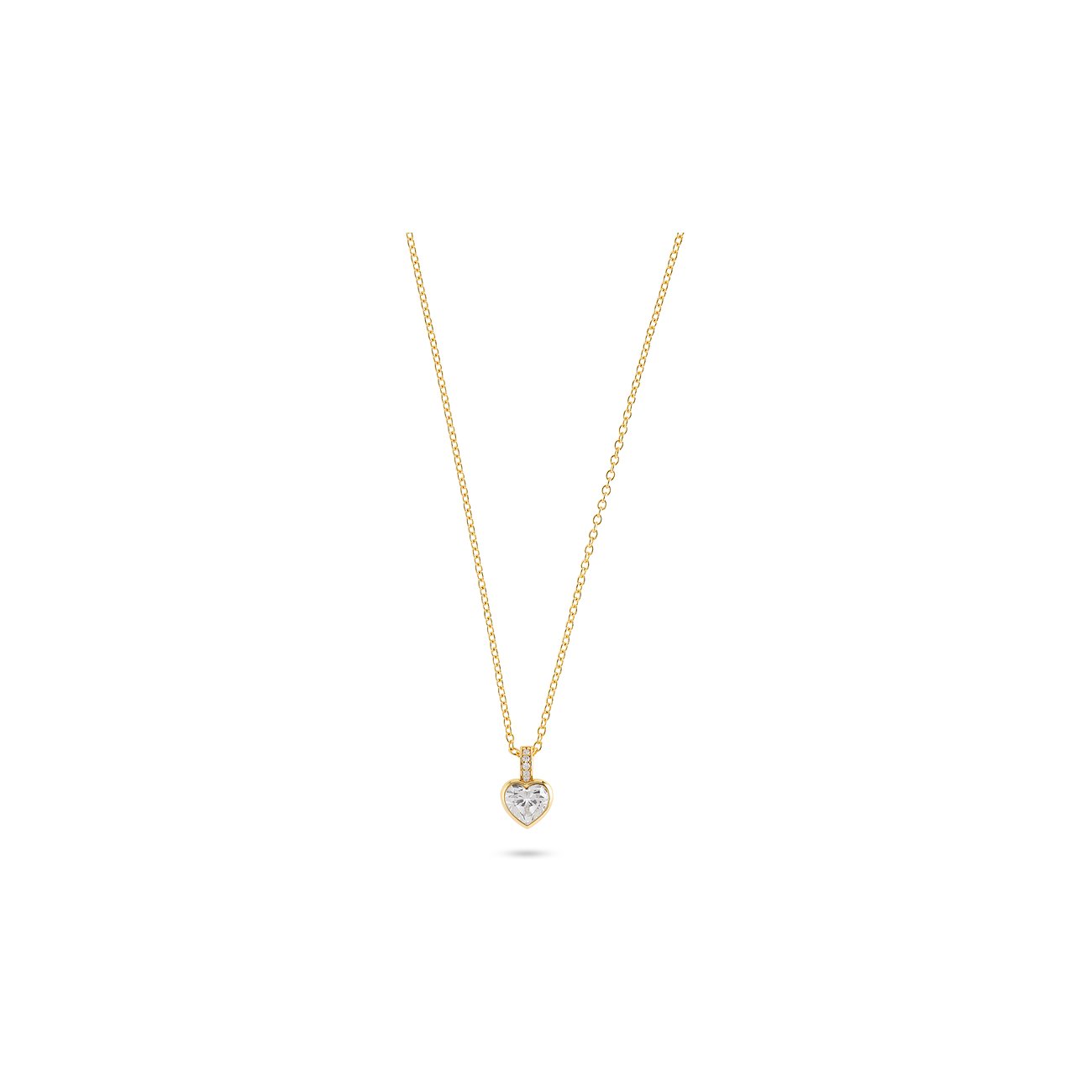 JETTE S.K1E10200 KETTE BELOVED, HERZ, GELBGOLD, 42+3 CM JETTE S.K1E10200 KETTE BELOVED, HERZ, GELBGOLD, 42+3 CM