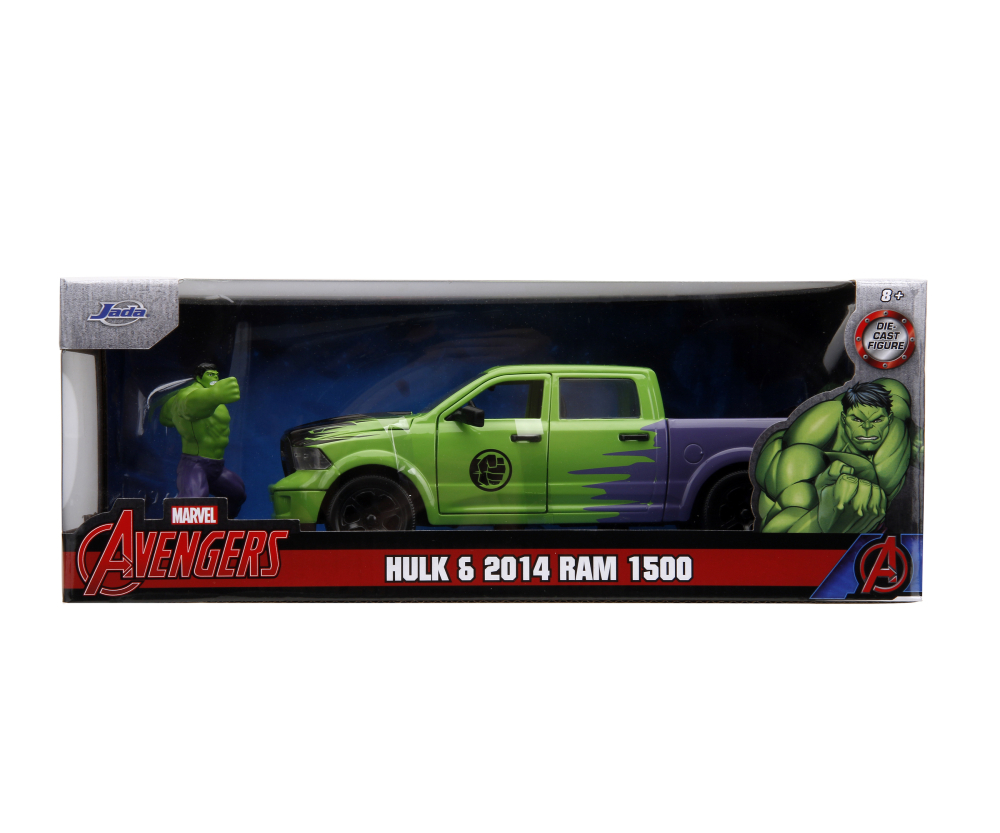 Jada Marvel Hulk 2014 Ram 1500 1:24 Jada Marvel Hulk 2014 Ram 1500 1:24