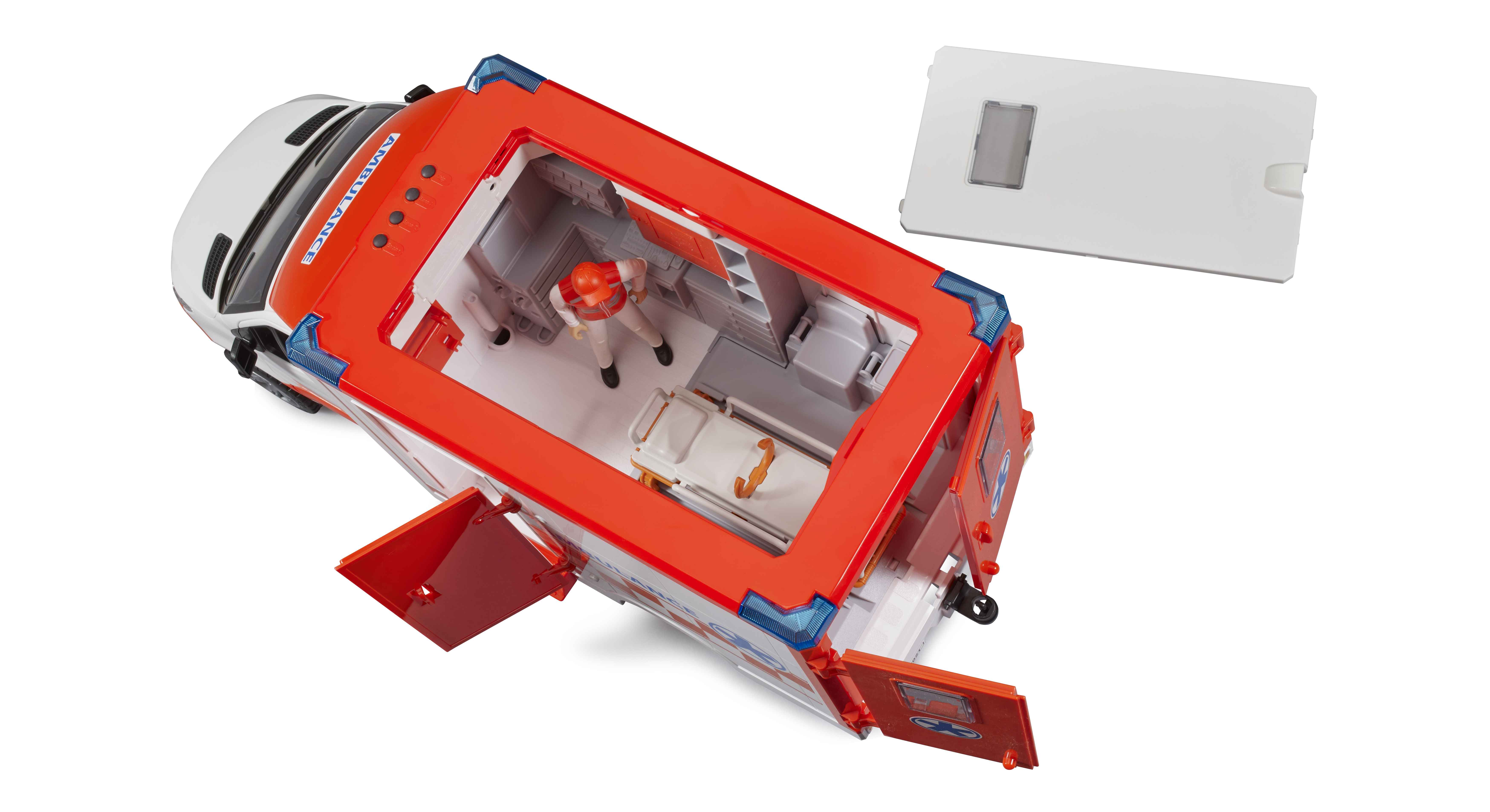 BRUDER 02676 - MB Sprinter Ambulanz mit Fahrer - Bild 4