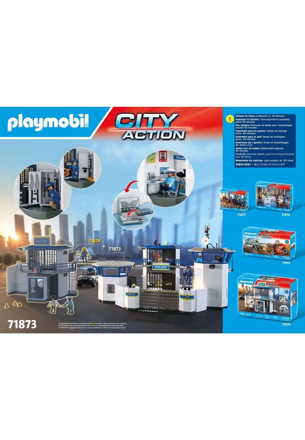 PLAYMOBIL 71873 City Action - Polizei-Kommandozentrale