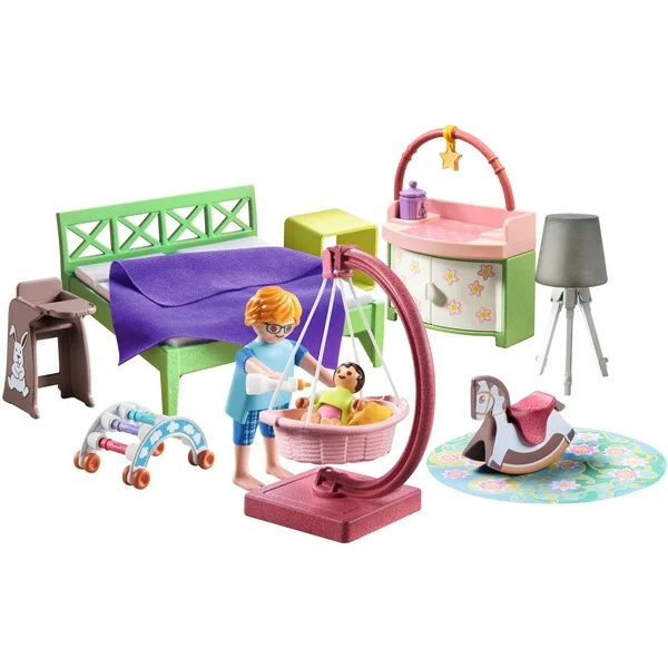 PLAYMOBIL 71609 Schlafzimmer Mit Babyspielecke PLAYMOBIL 71609 Schlafzimmer Mit Babyspielecke