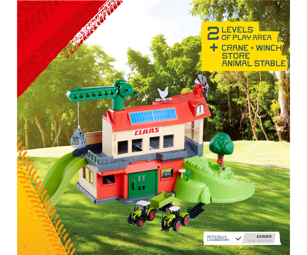 Majorette Farmyard + 3 Vehicles