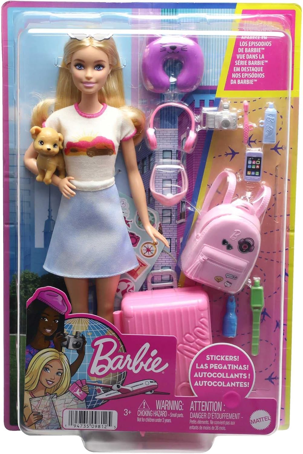 Barbie Refreshed Travel Barbie HJY18 Barbie, Refreshed, Travel, Barbie, HJY18