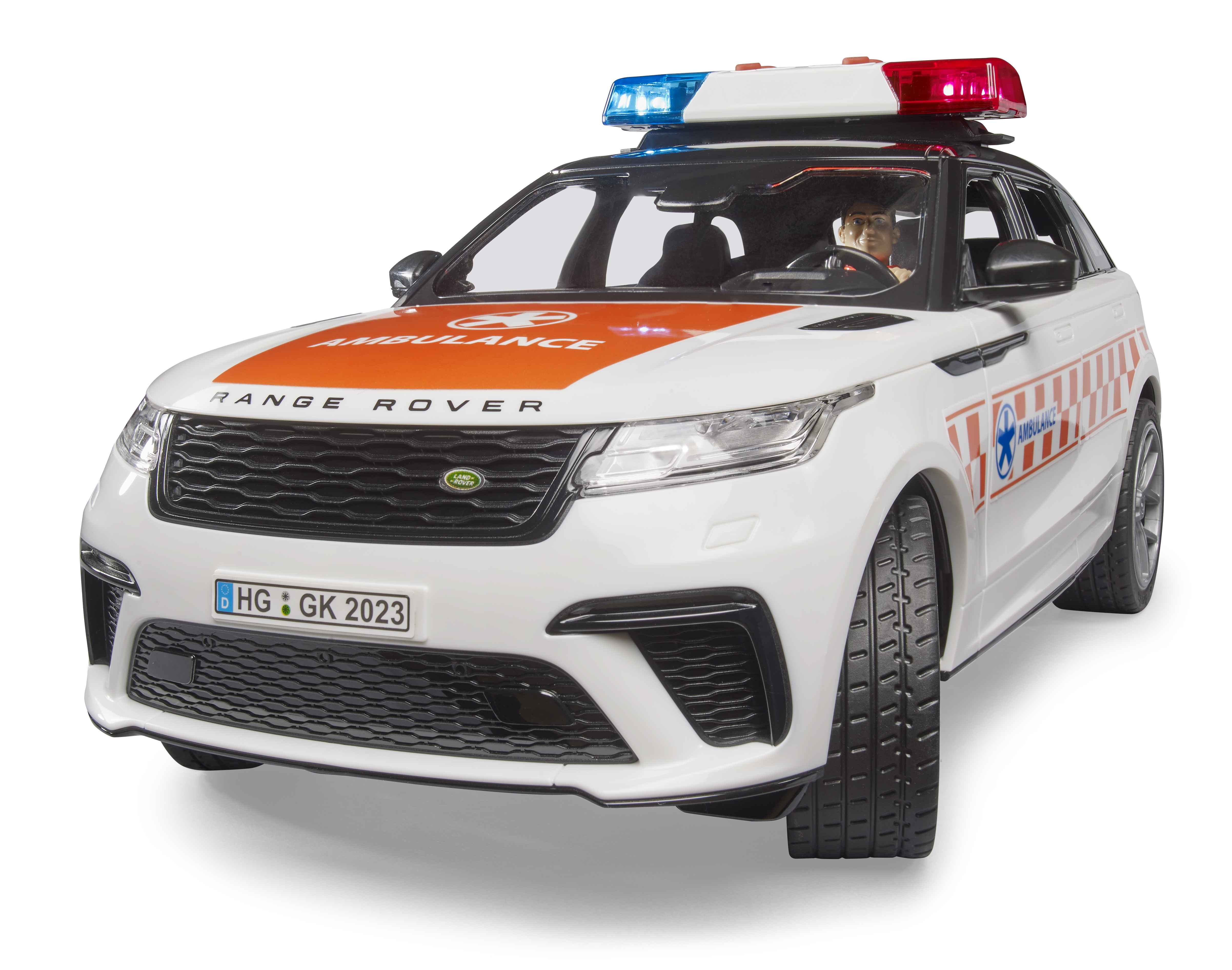 BRUDER 02885 - Range Rover Velar Notarztfahrzeug mit Fahrer - Bild 6 BRUDER 02885 - Range Rover Velar Notarztfahrzeug mit Fahrer - Bild 6