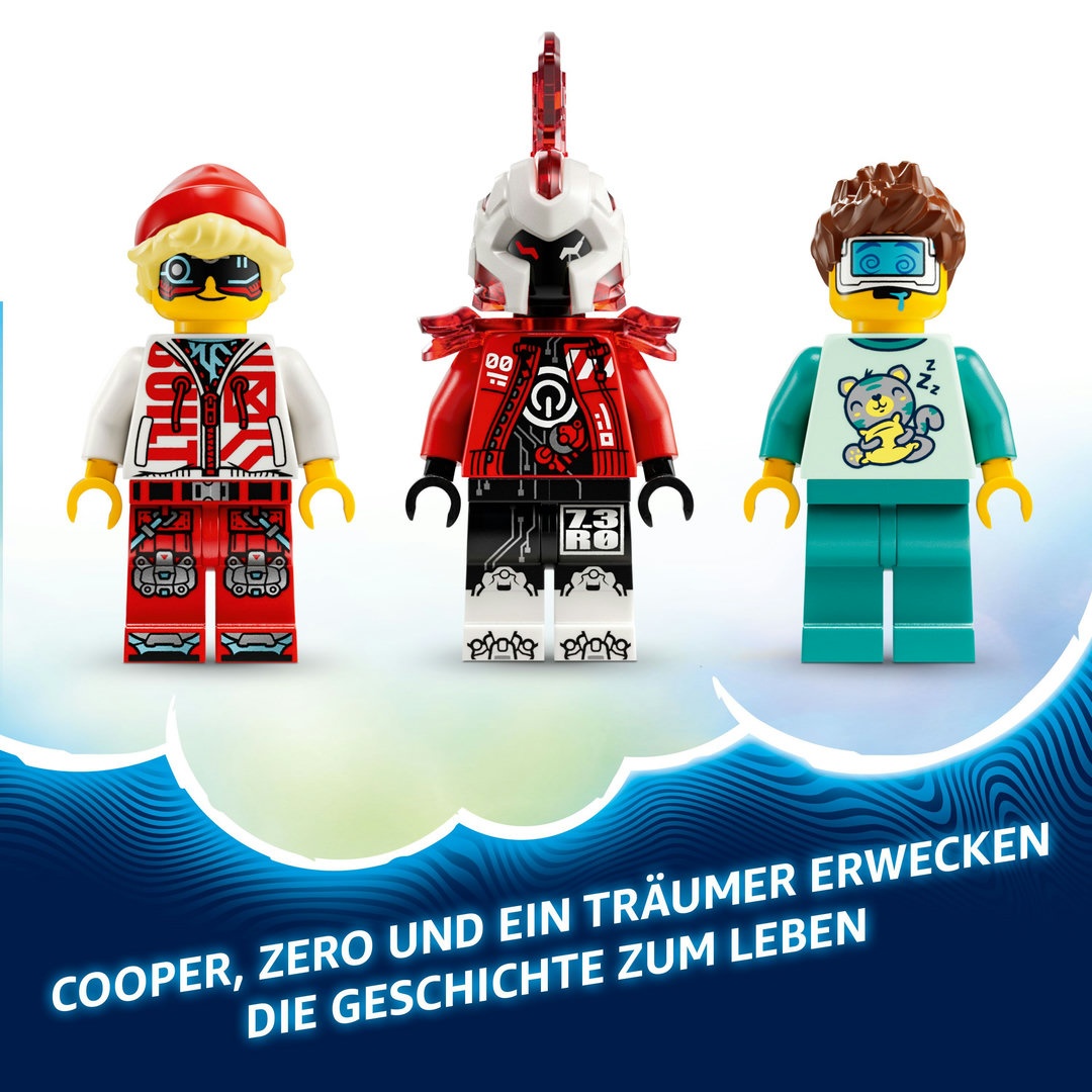 LEGO® DREAMZzz™ 71497 Coopers Tiger-Mech und Zeros Hot Rod Auto LEGO® DREAMZzz™ 71497 Coopers Tiger-Mech und Zeros Hot Rod Auto